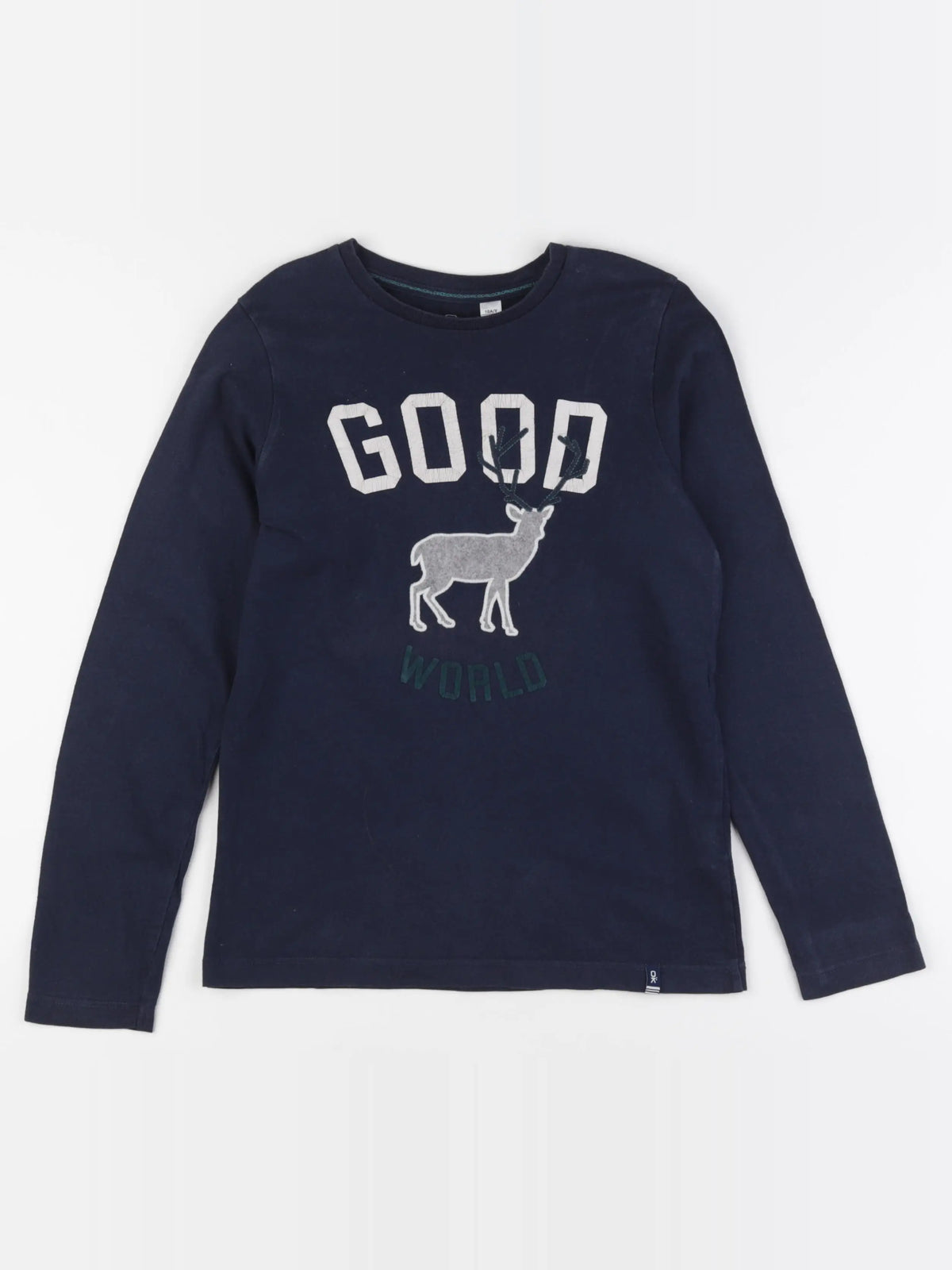 Okaidi - tee-shirt bleu - 10 ans