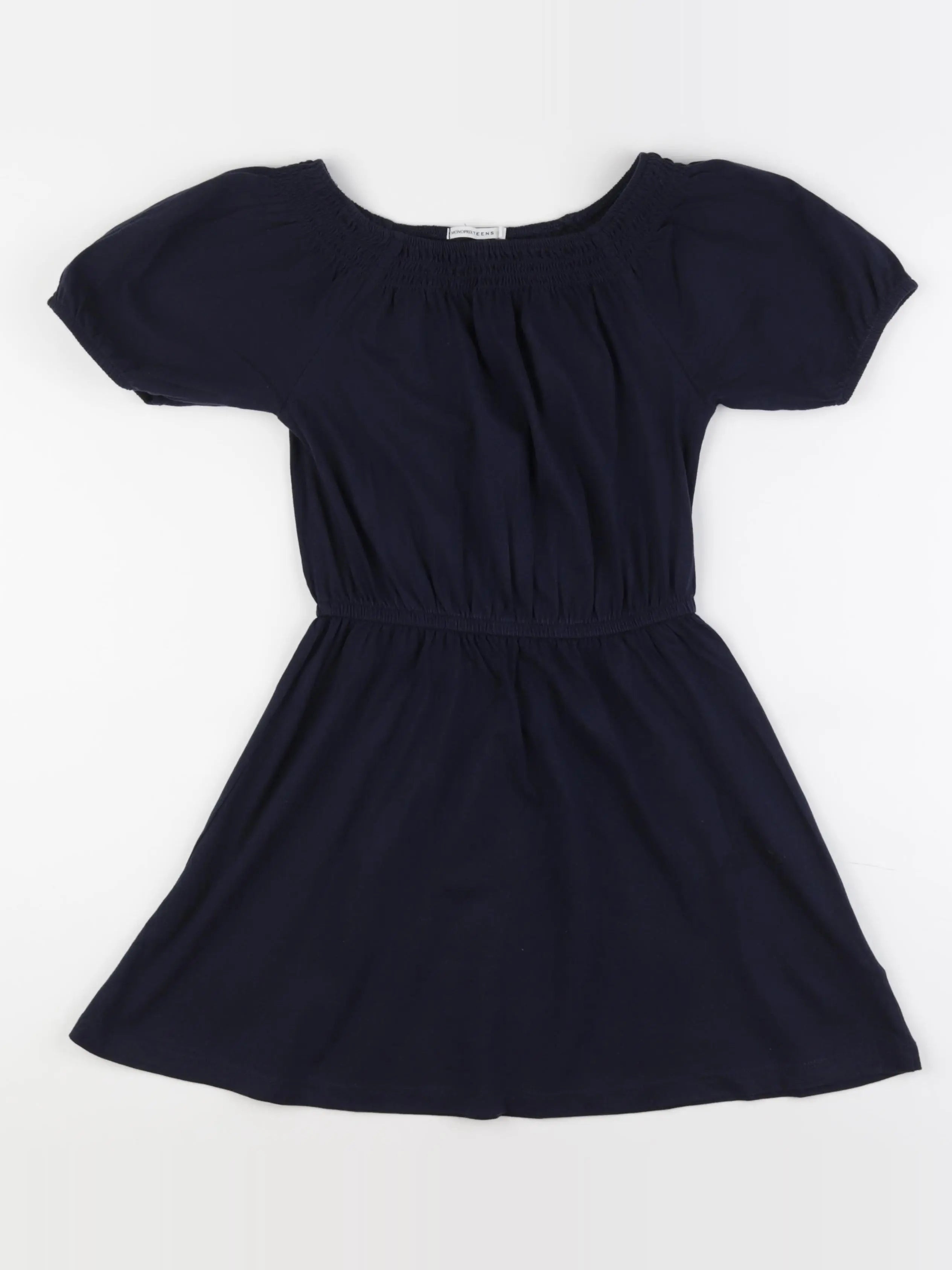 Monoprix - robe bleu - 10 ans