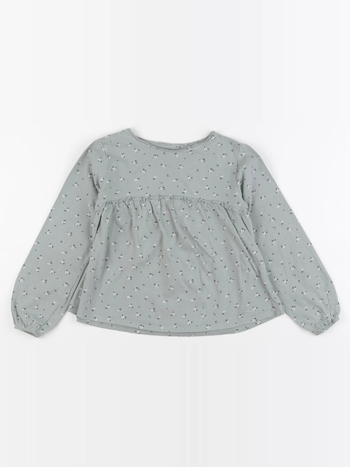Vertbaudet - tee-shirt coton vert - 8 ans