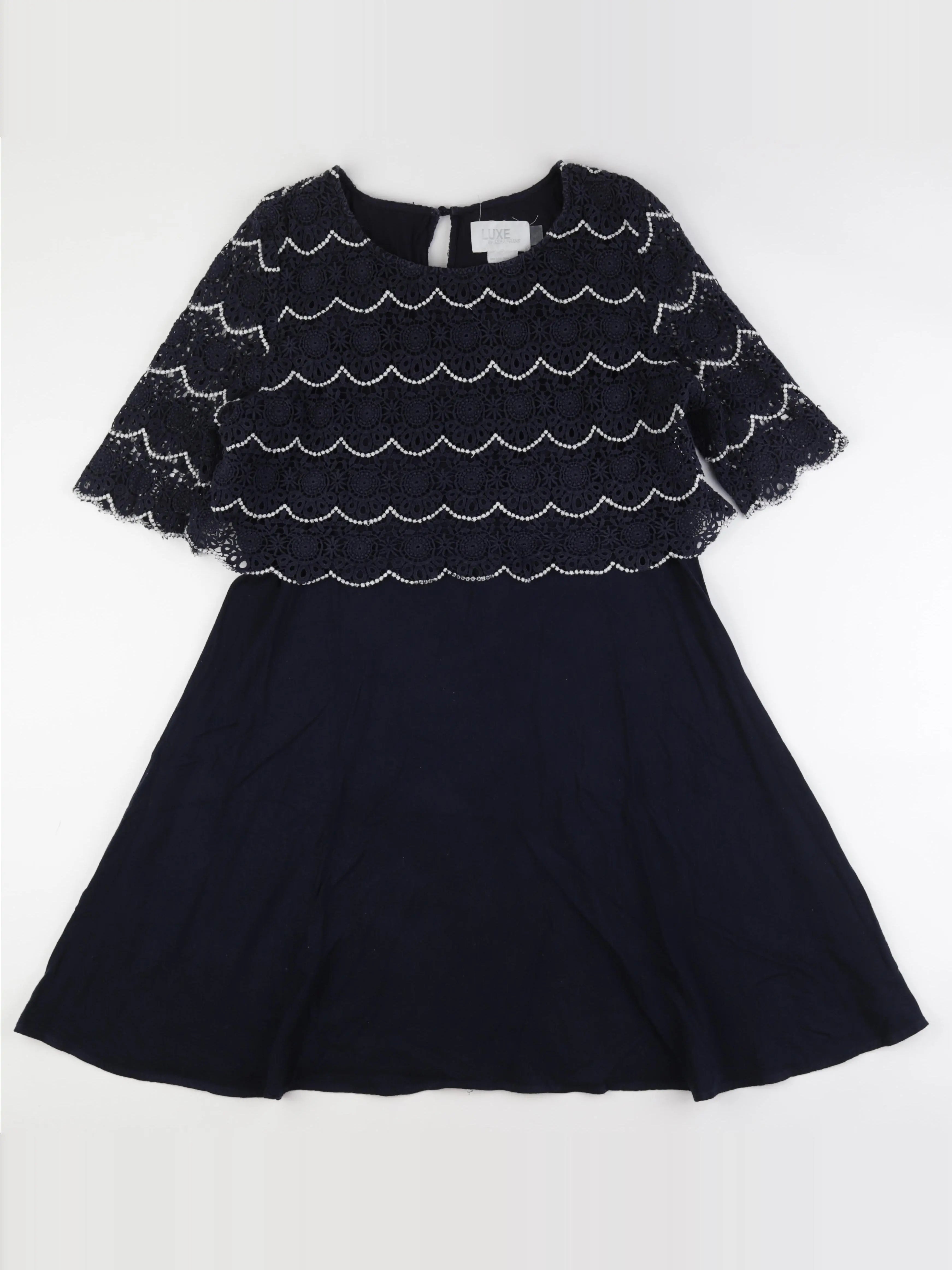 Seraphine - robe grossesse, allaitement bleu - 48