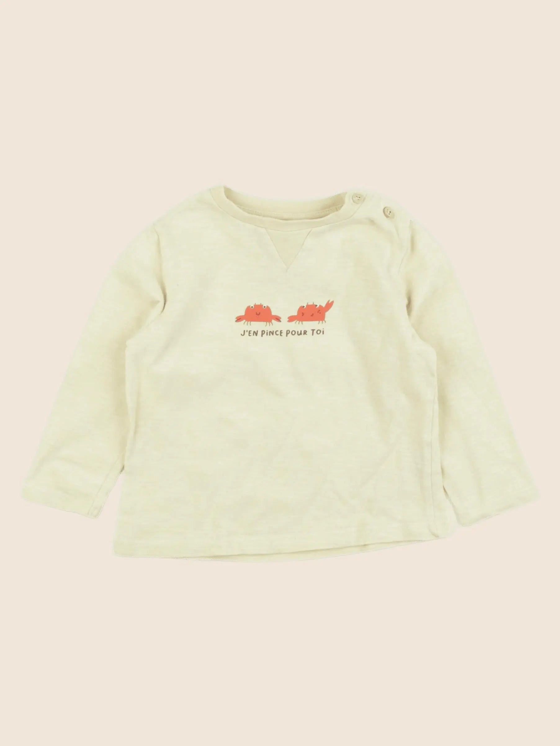 Storytelling - tee-shirt jaune - 18 mois