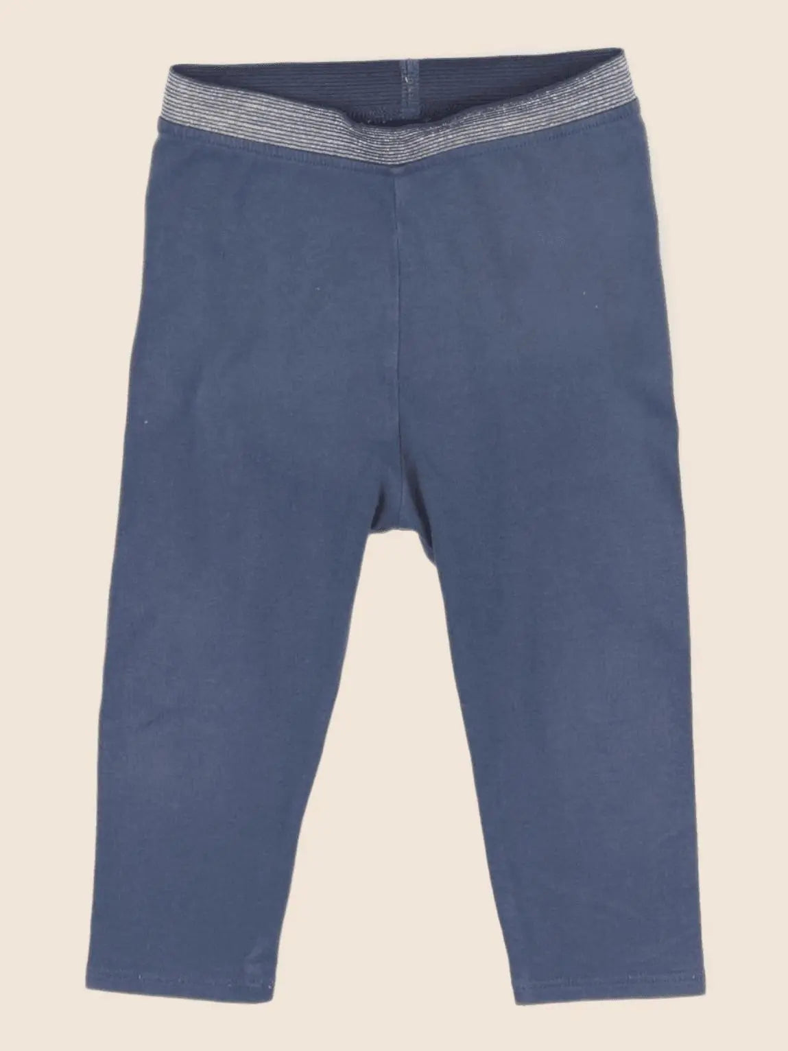 Vertbaudet - legging bleu - 9/12 mois