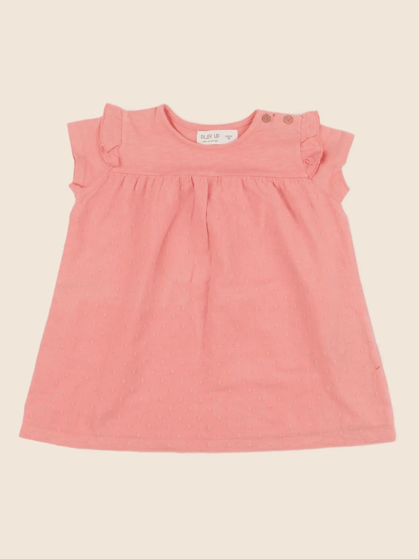 Play Up - robe orange - 9 mois