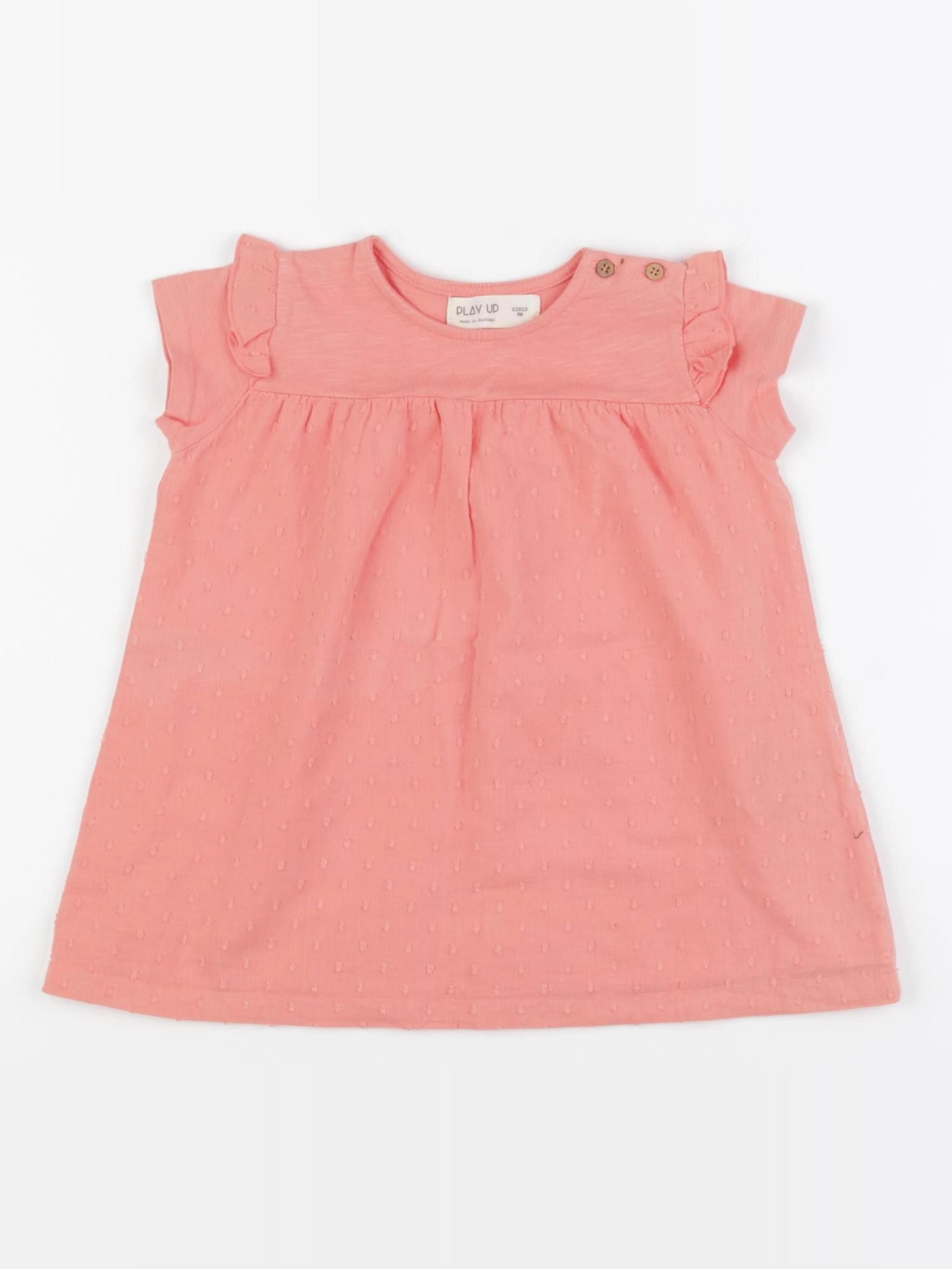 Play Up - robe orange - 9 mois