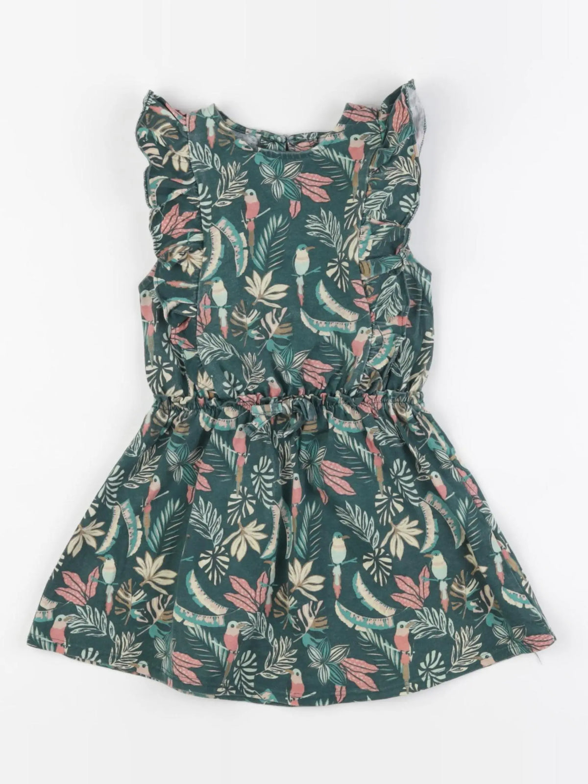 Vertbaudet - robe vert - 3 ans