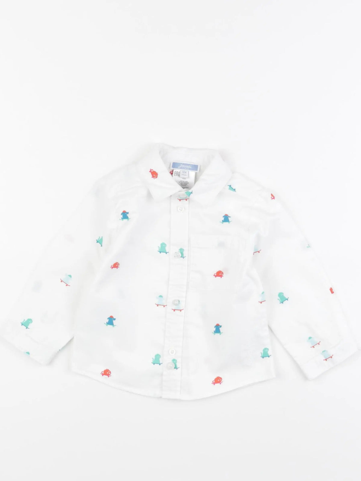 Jacadi - chemise blanc - 12 mois