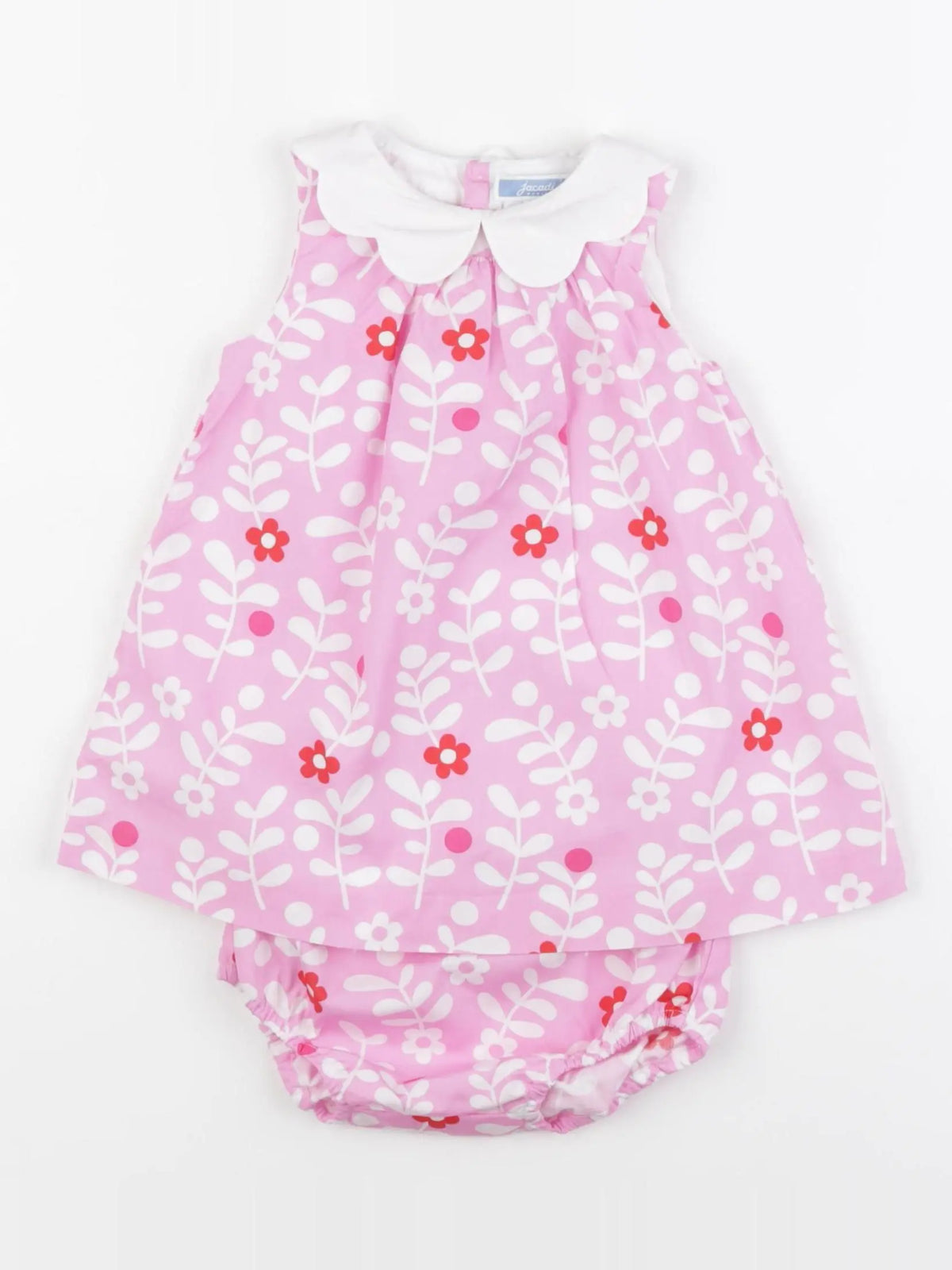 Jacadi - robe rose - 12 mois
