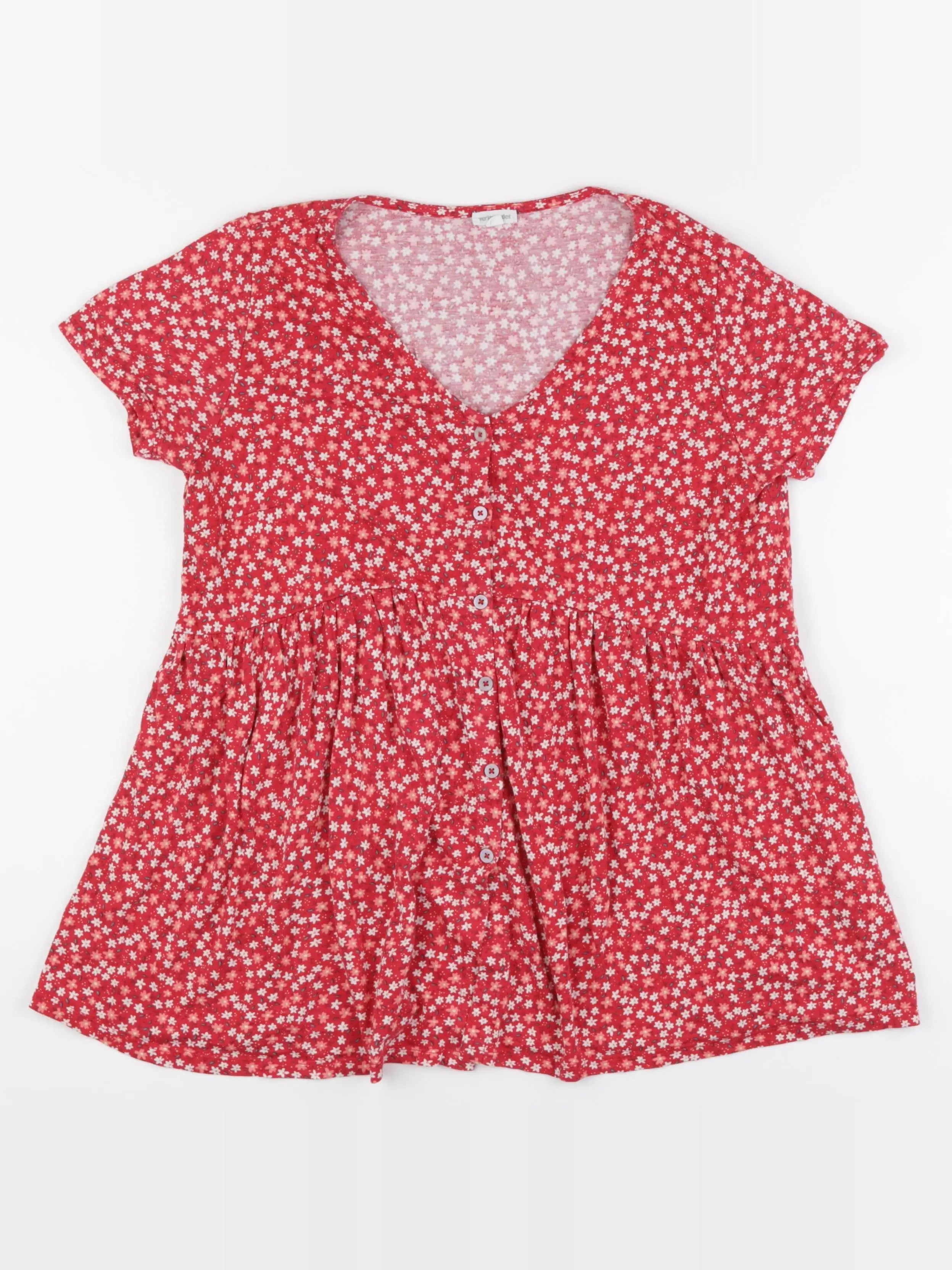 Vertbaudet - blouse grossesse rouge - 42 à 44