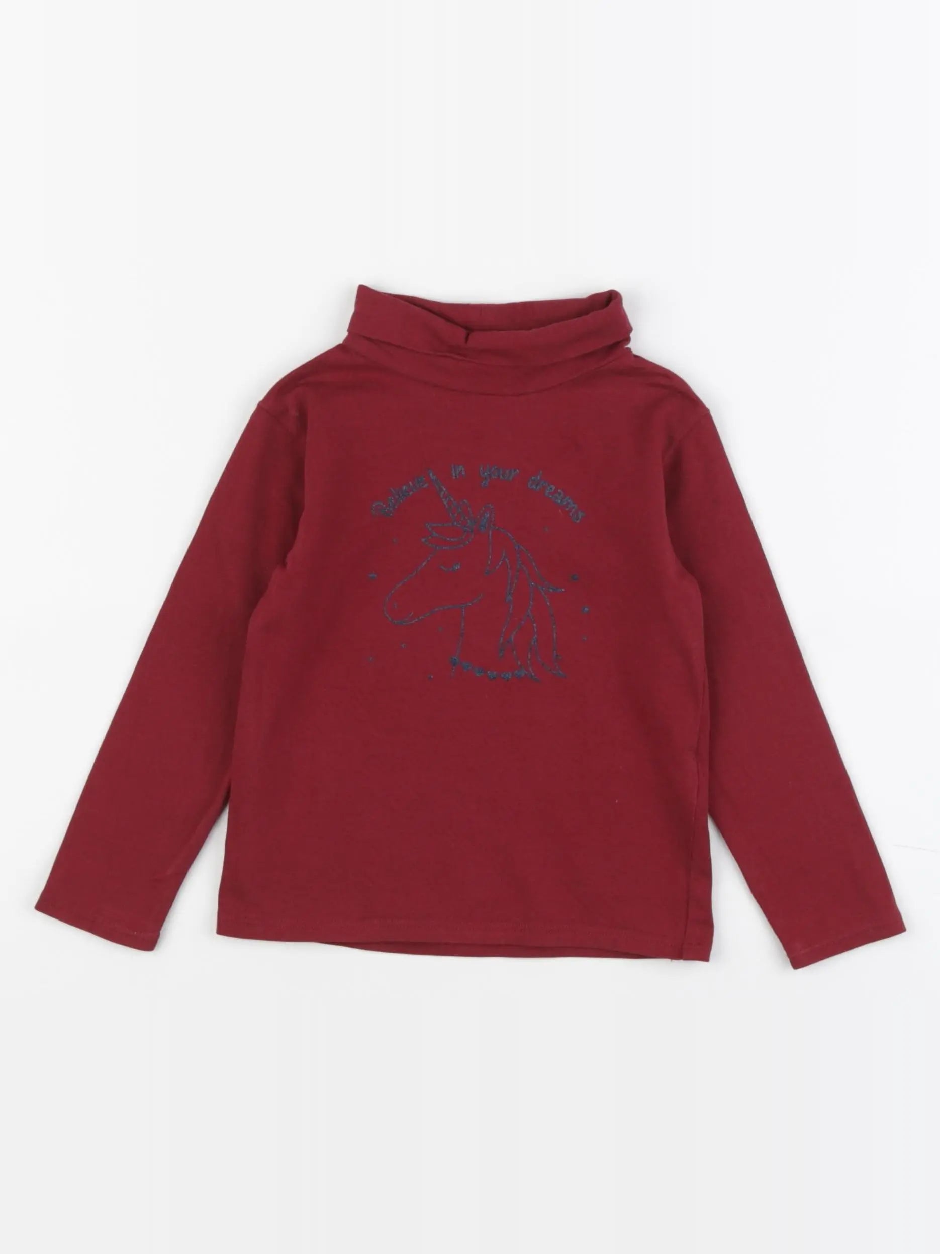 Vertbaudet - sous-pull rouge - 2 ans