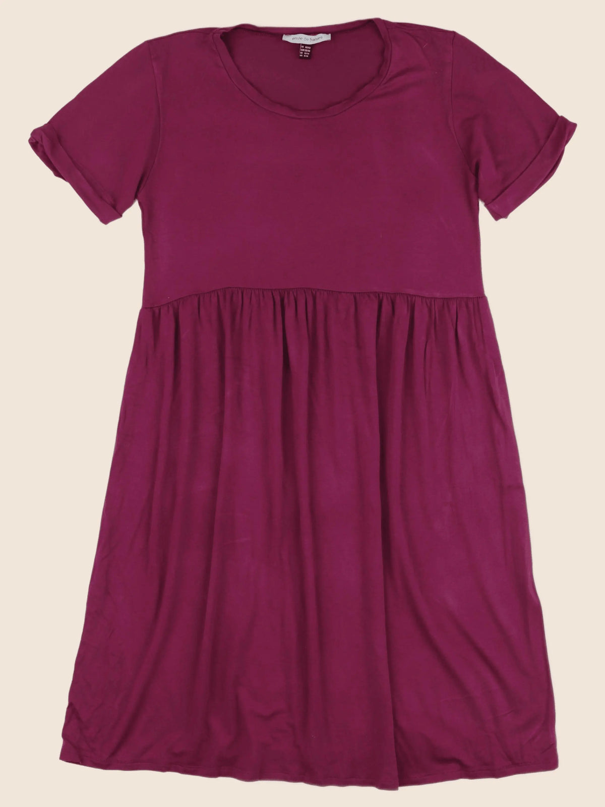 Envie de fraise - robe grossesse violet - 40 à 42