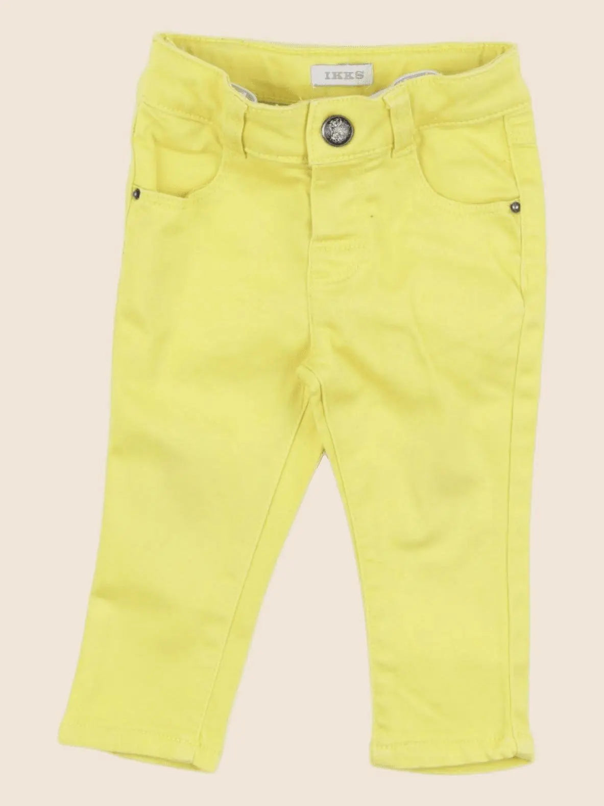 IKKS - pantalon jaune - 6 mois