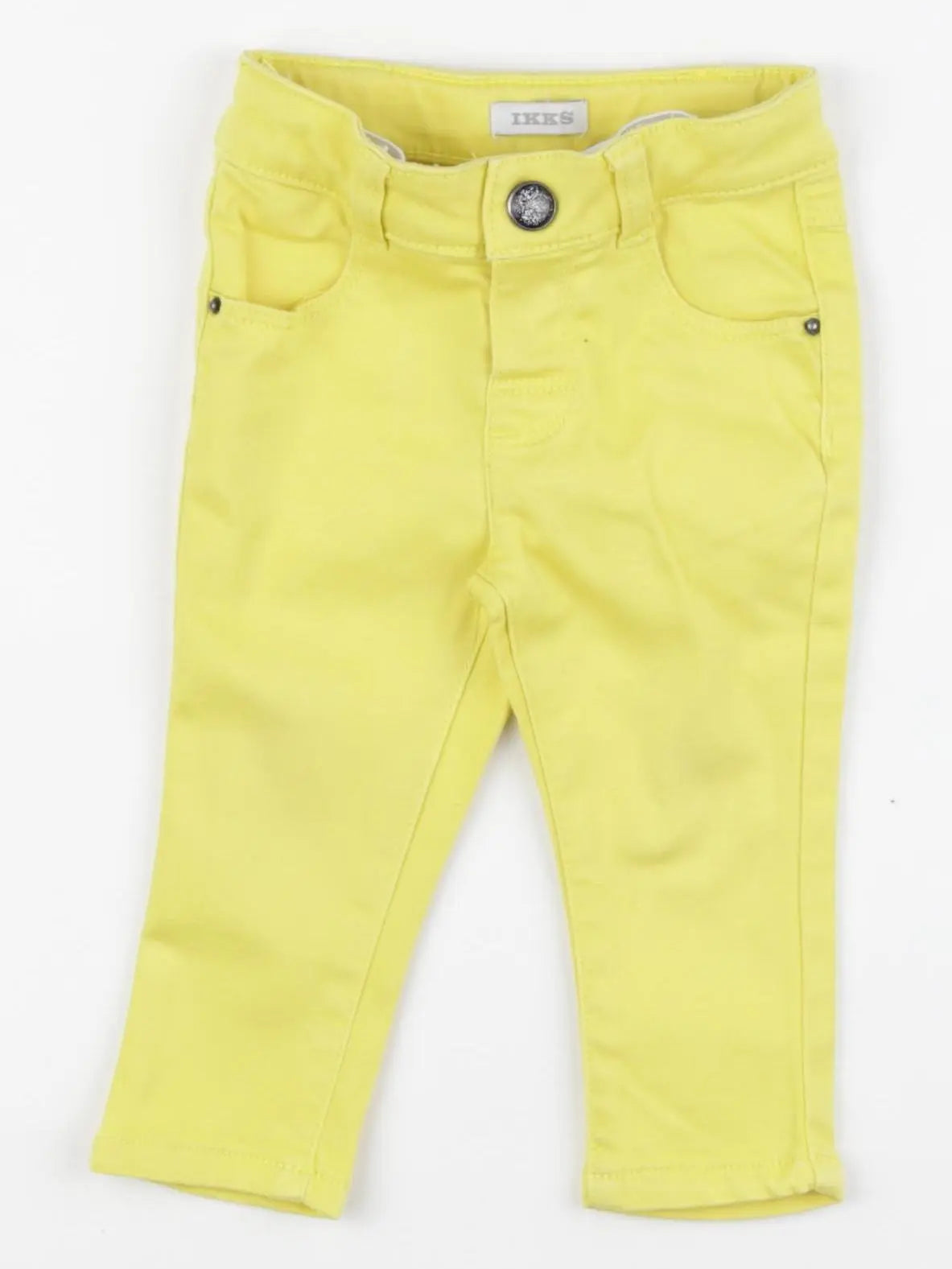 IKKS - pantalon jaune - 6 mois