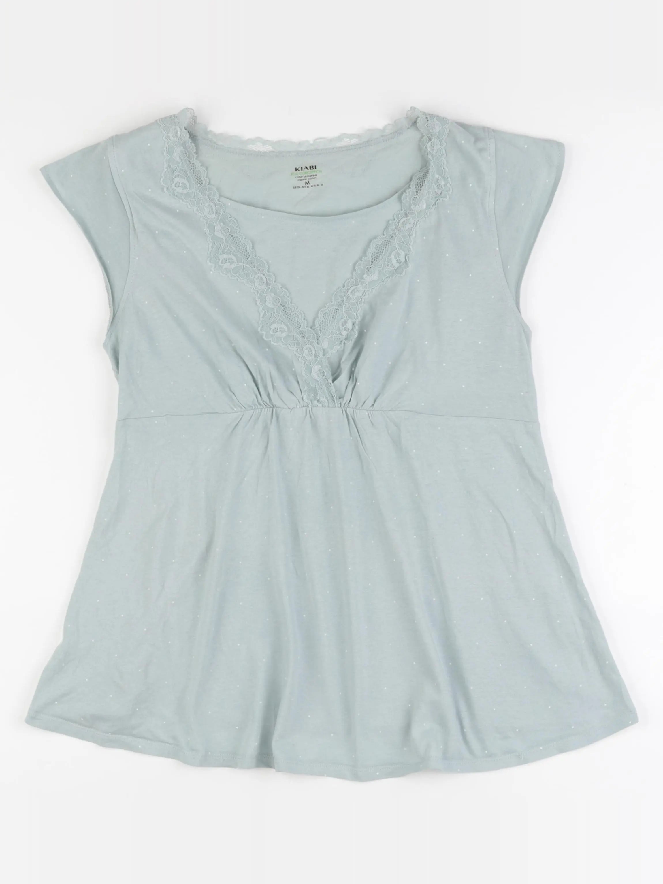 Kiabi - tee-shirt grossesse vert - 38