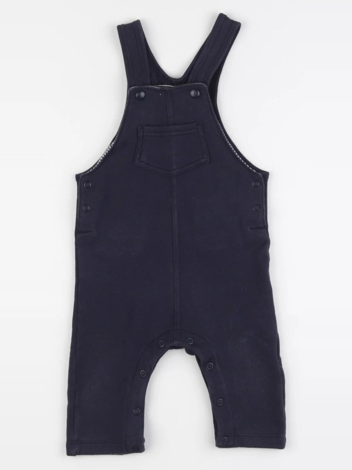Petit Bateau - salopette bleu - 6 mois