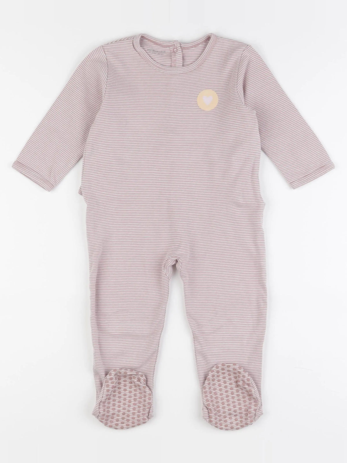 Vertbaudet - pyjama coton rose - 24 mois