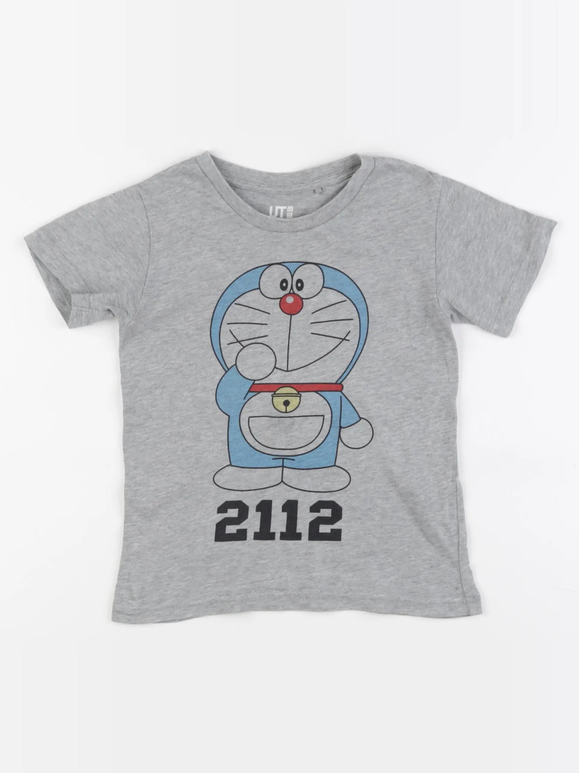 Uniqlo - tee-shirt gris - 4 ans