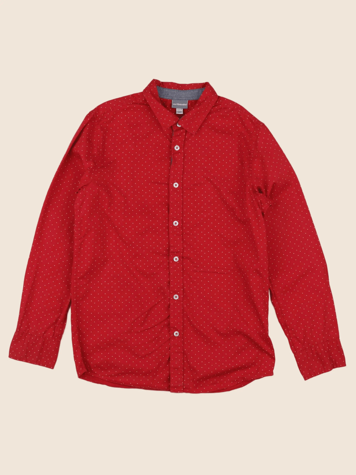 Vertbaudet - chemise rouge - 12 ans