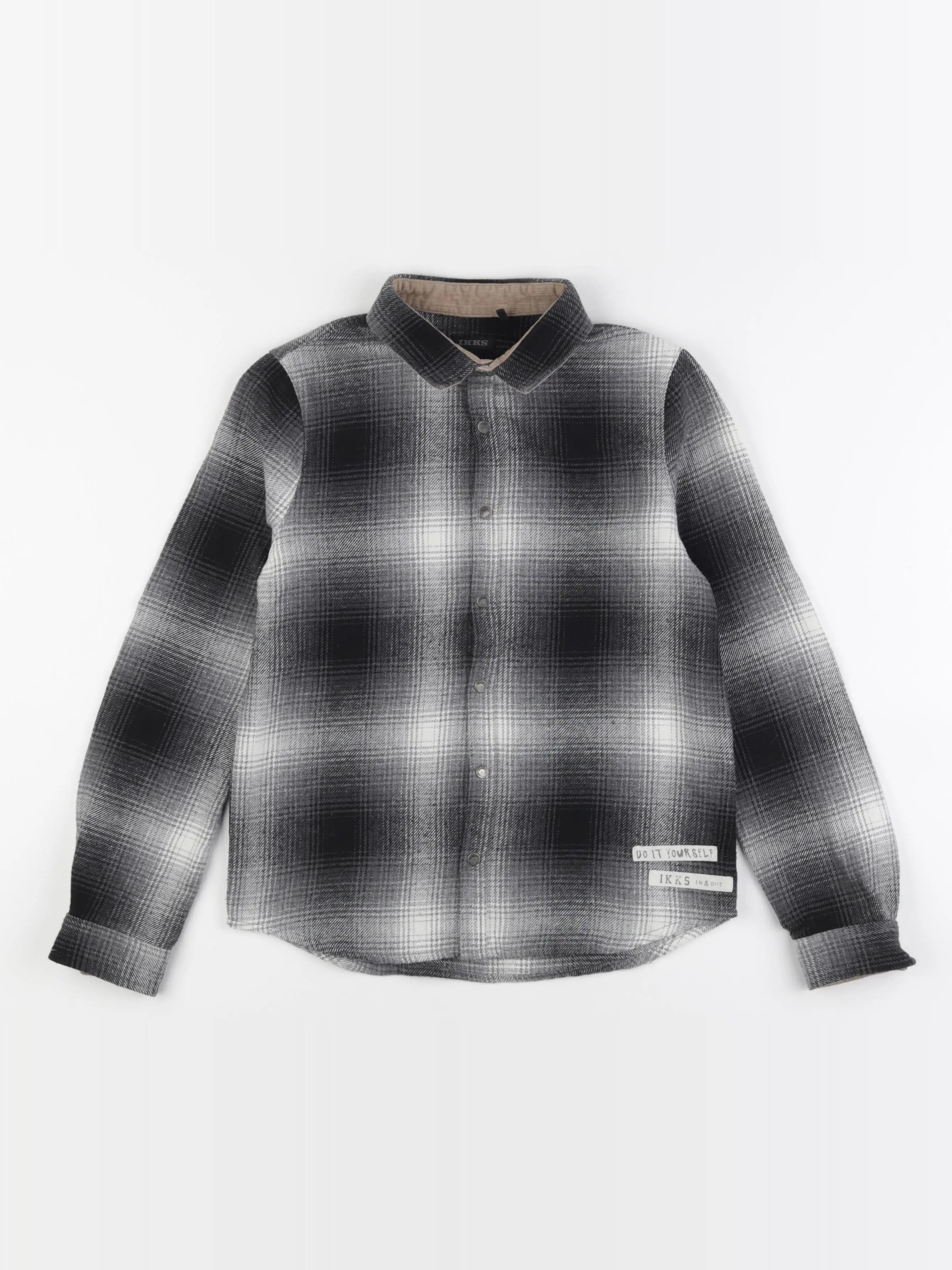 IKKS - chemise gris - 10 ans