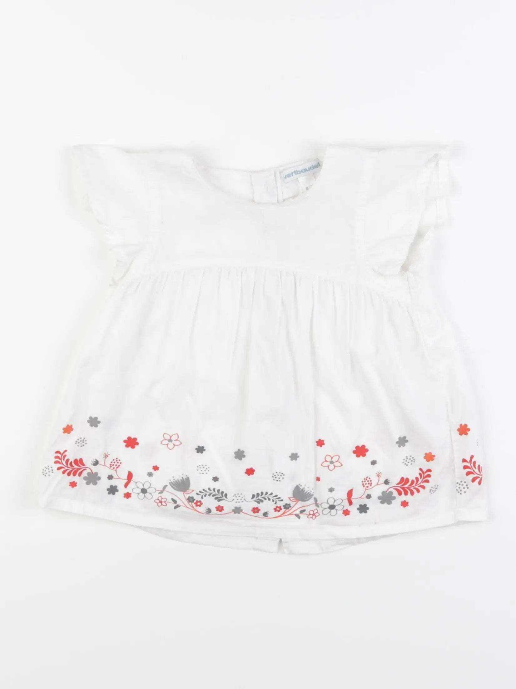 Vertbaudet - robe blanc - 24 mois