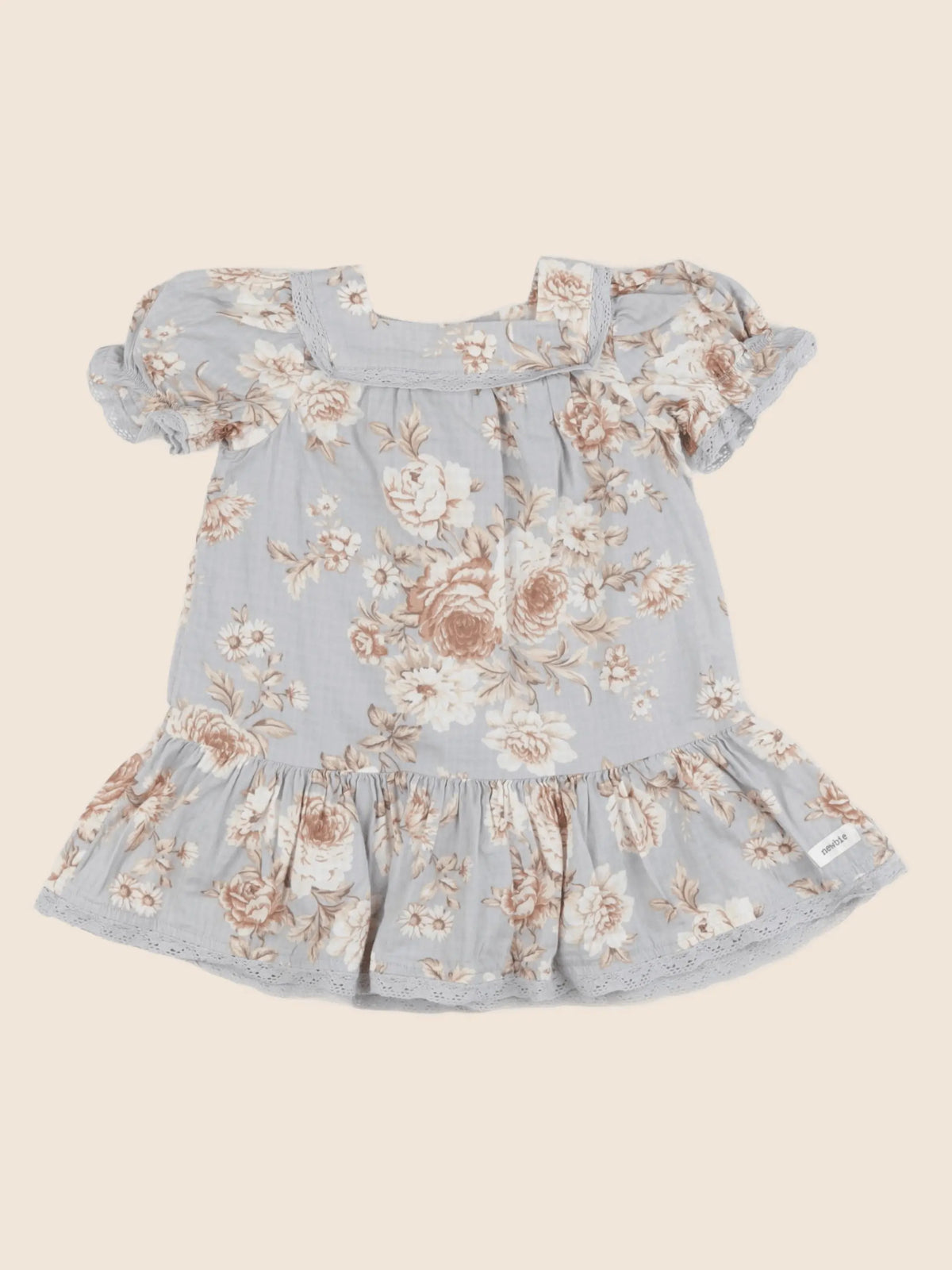 Newbie - robe bleu - 12/18 mois