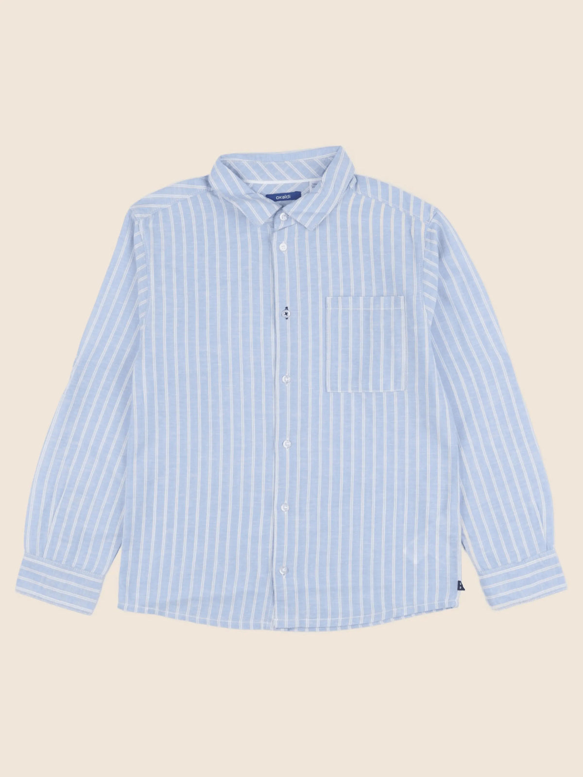 Okaidi - chemise bleu - 10 ans