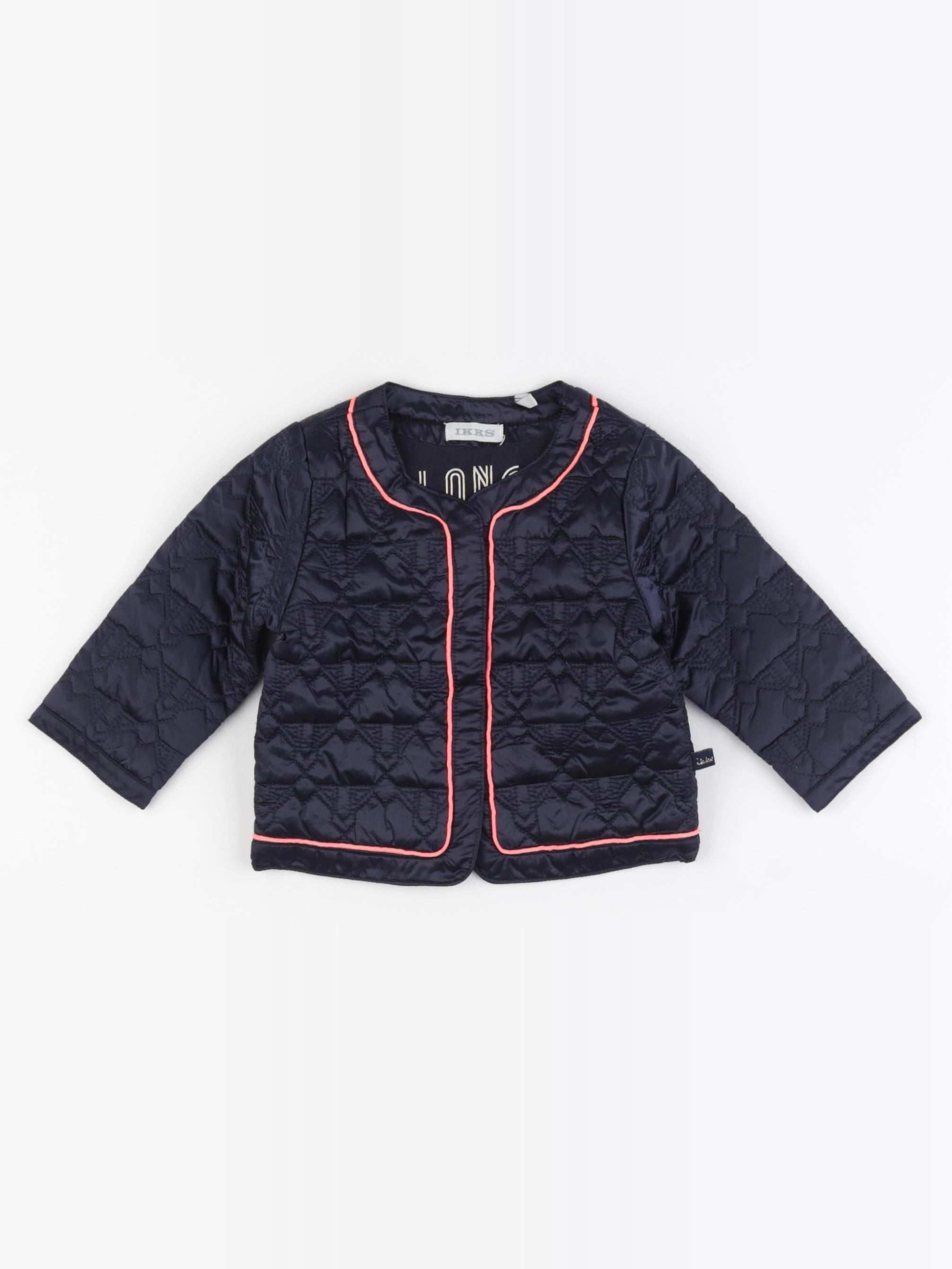 IKKS - veste bleu - 6 mois