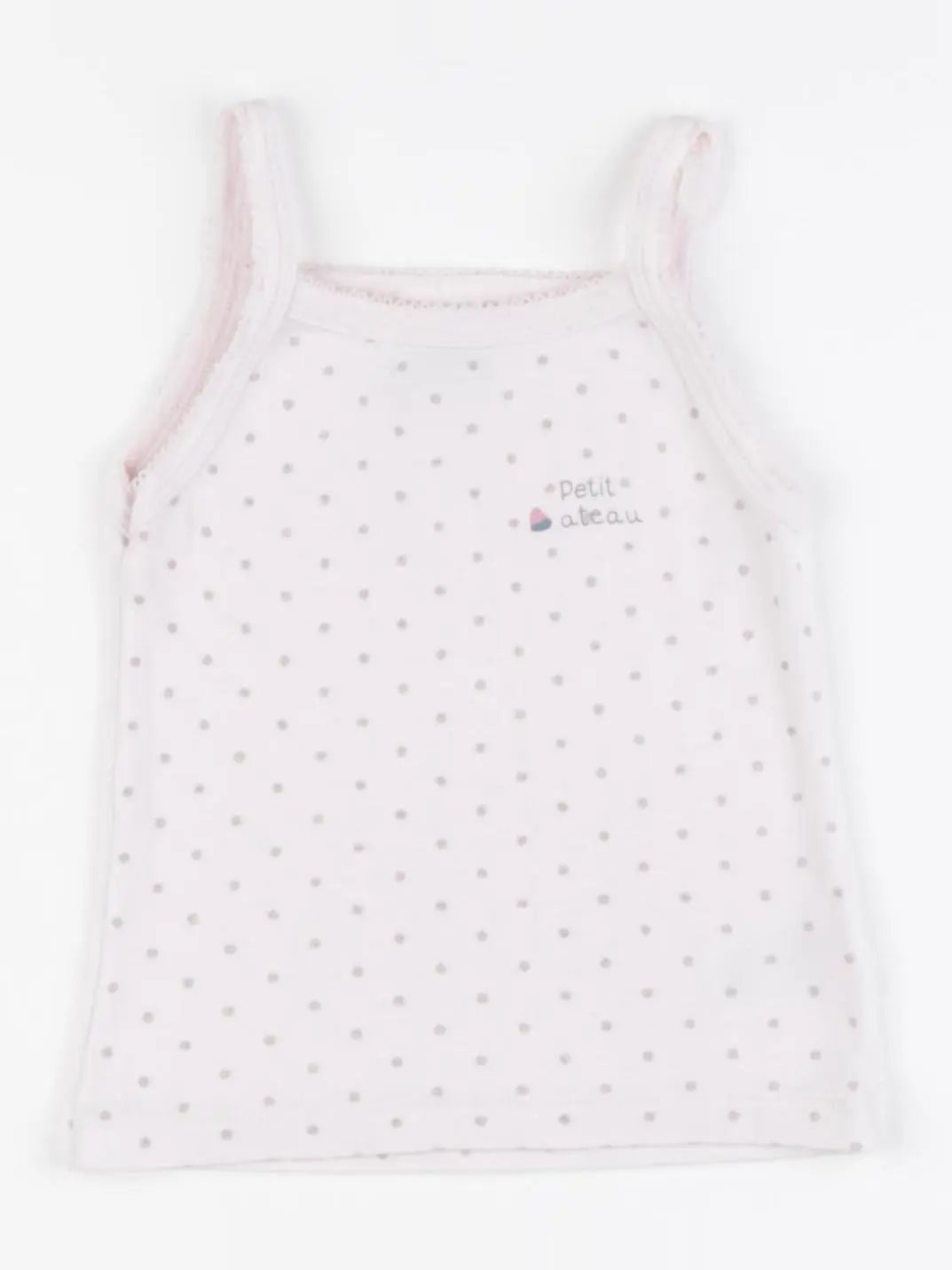 Petit Bateau - maillot de corps rose - 2 ans
