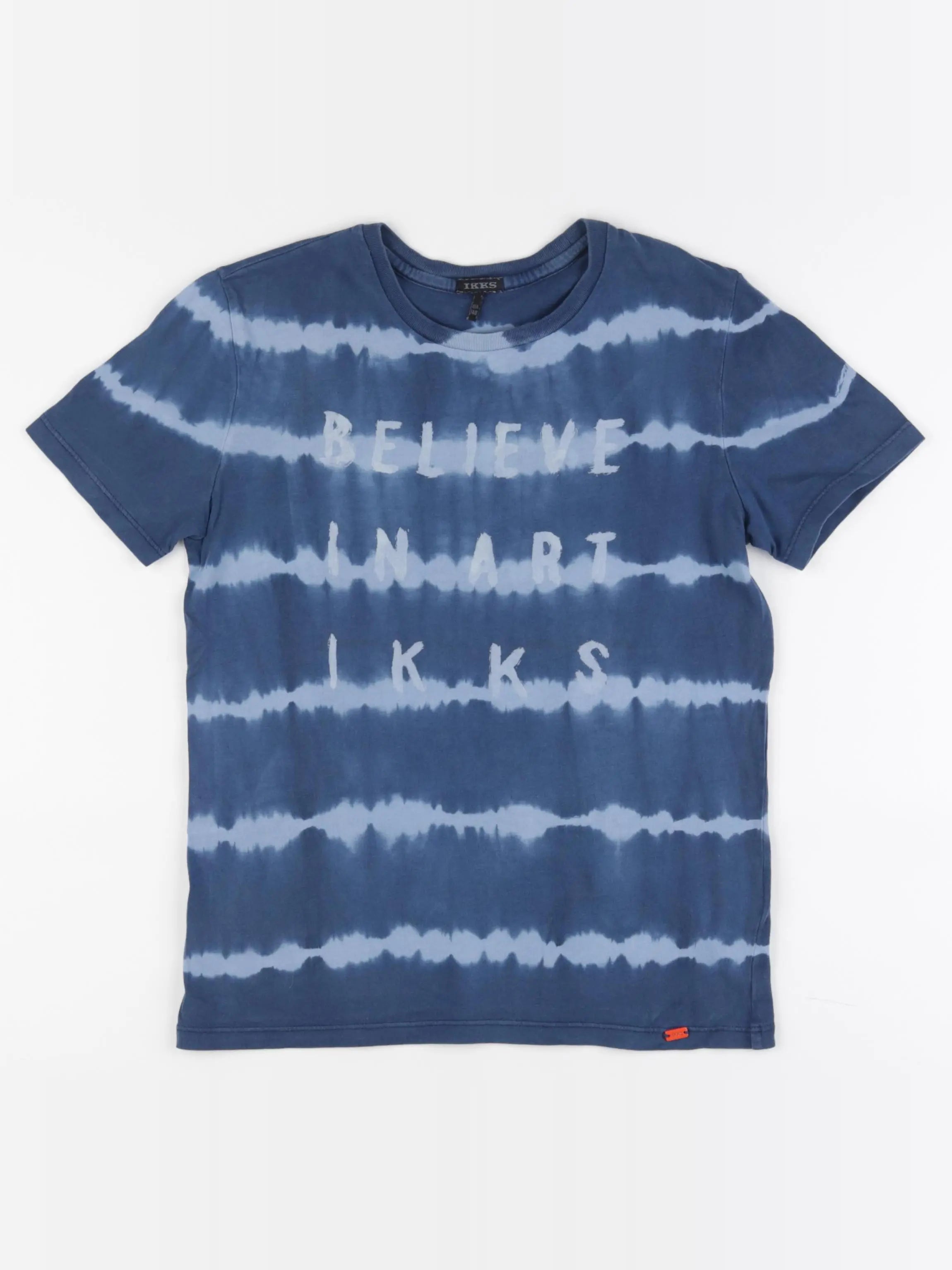 IKKS - tee-shirt bleu - 10 ans