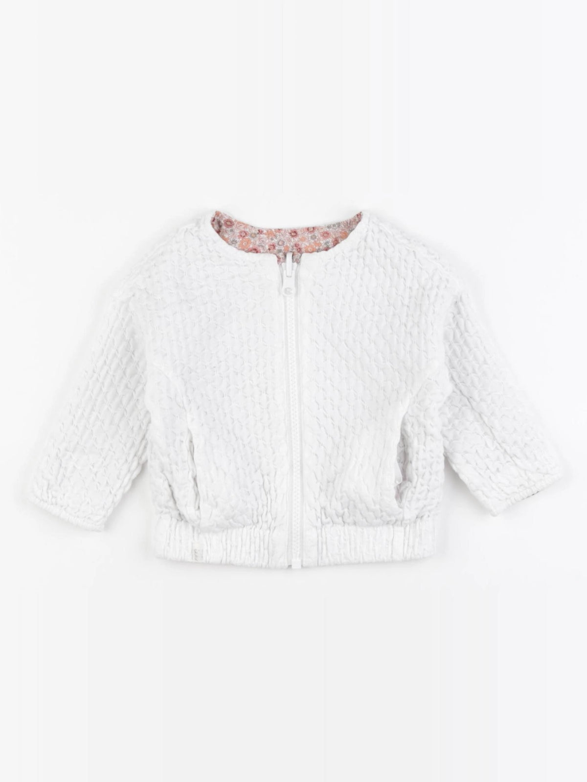 IKKS - veste réversible blanc - 12 mois