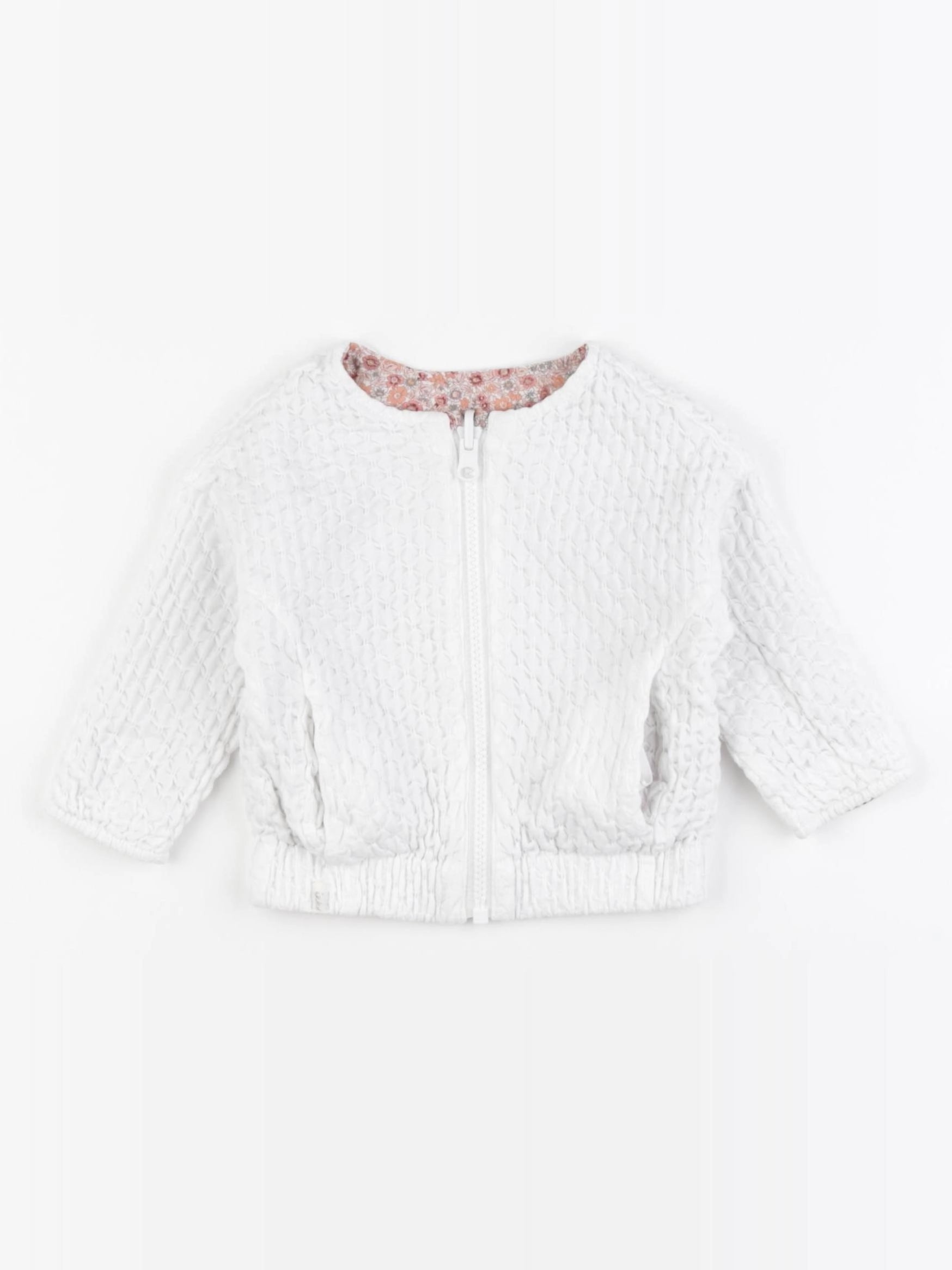 IKKS - veste réversible blanc - 12 mois