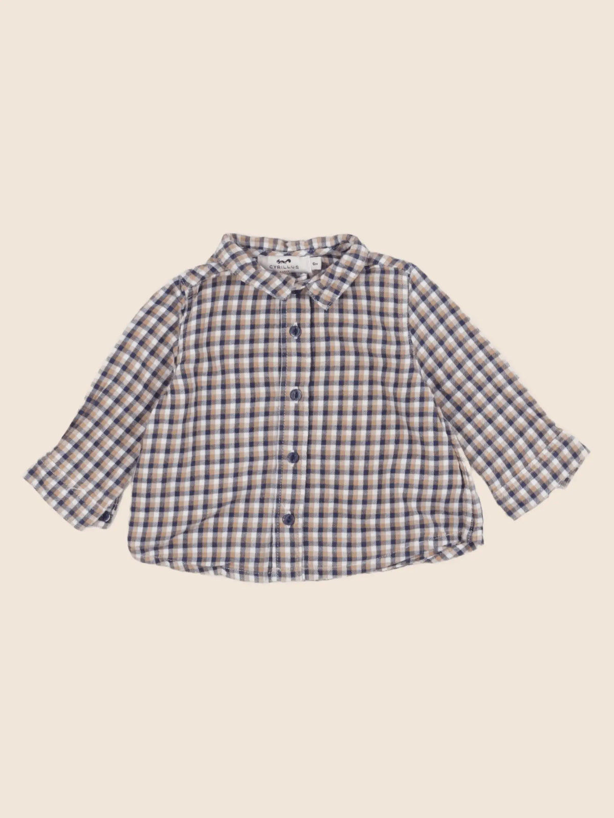Cyrillus - chemise multicolore - 6 mois
