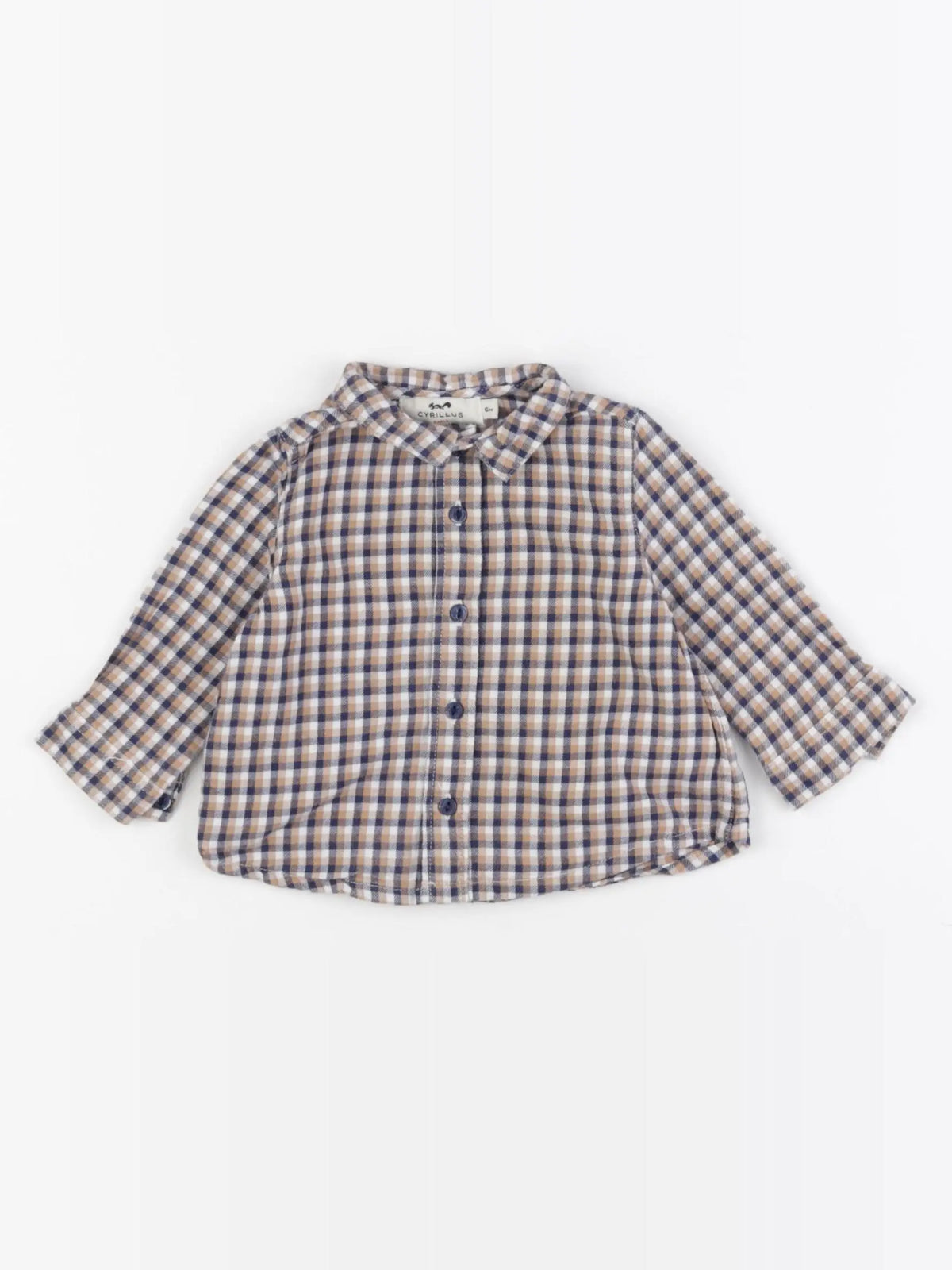 Cyrillus - chemise multicolore - 6 mois