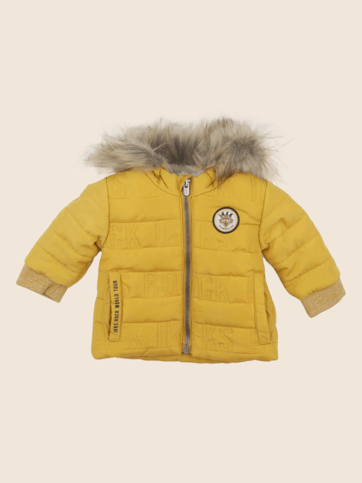 IKKS - doudoune jaune - 6 mois
