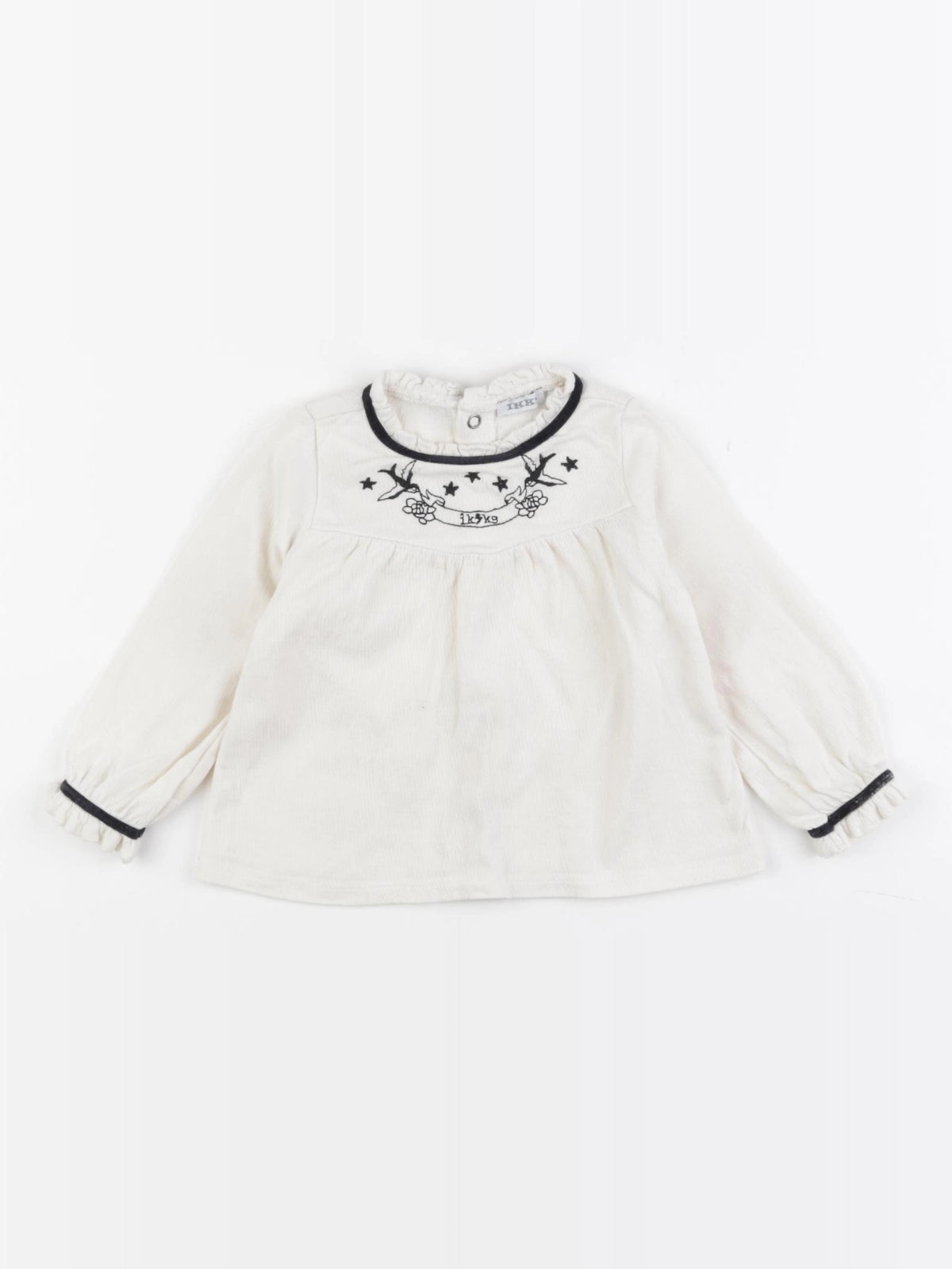 IKKS - tee-shirt blanc - 12 mois