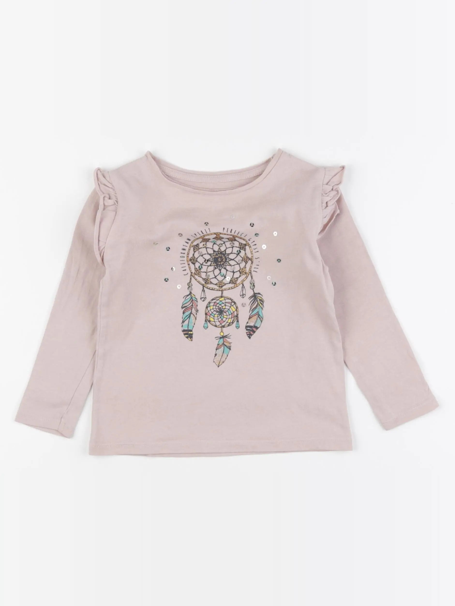 Vertbaudet - tee-shirt rose - 3 ans