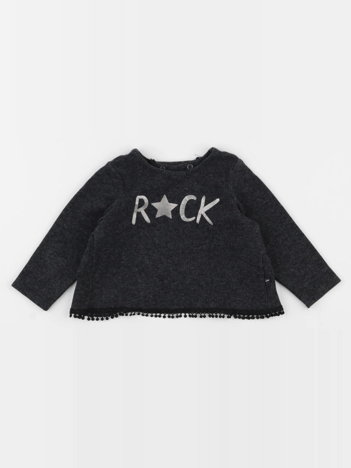 IKKS - sweat noir - 18 mois