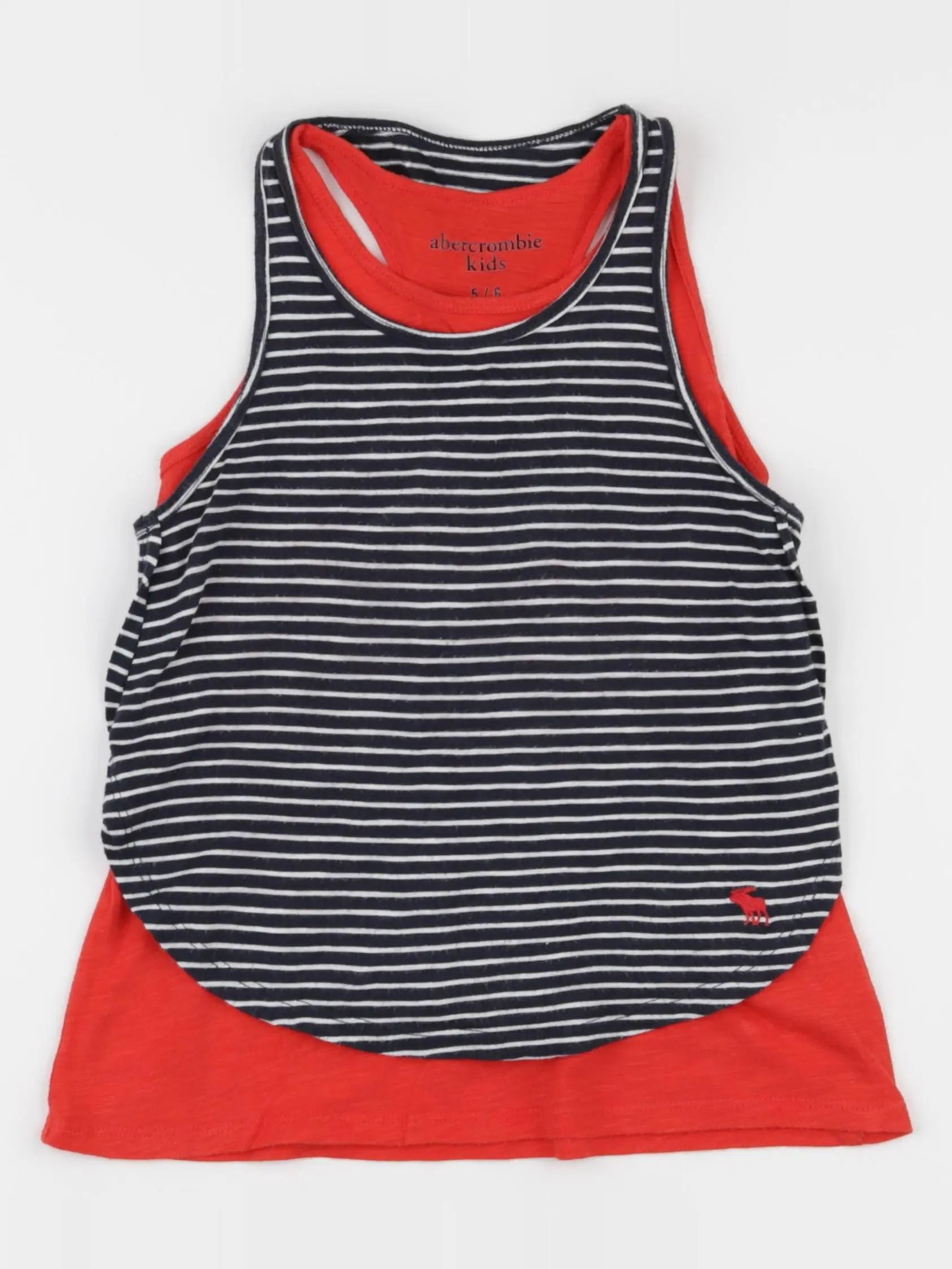 Abercrombie - débardeur bleu - 5/6 ans