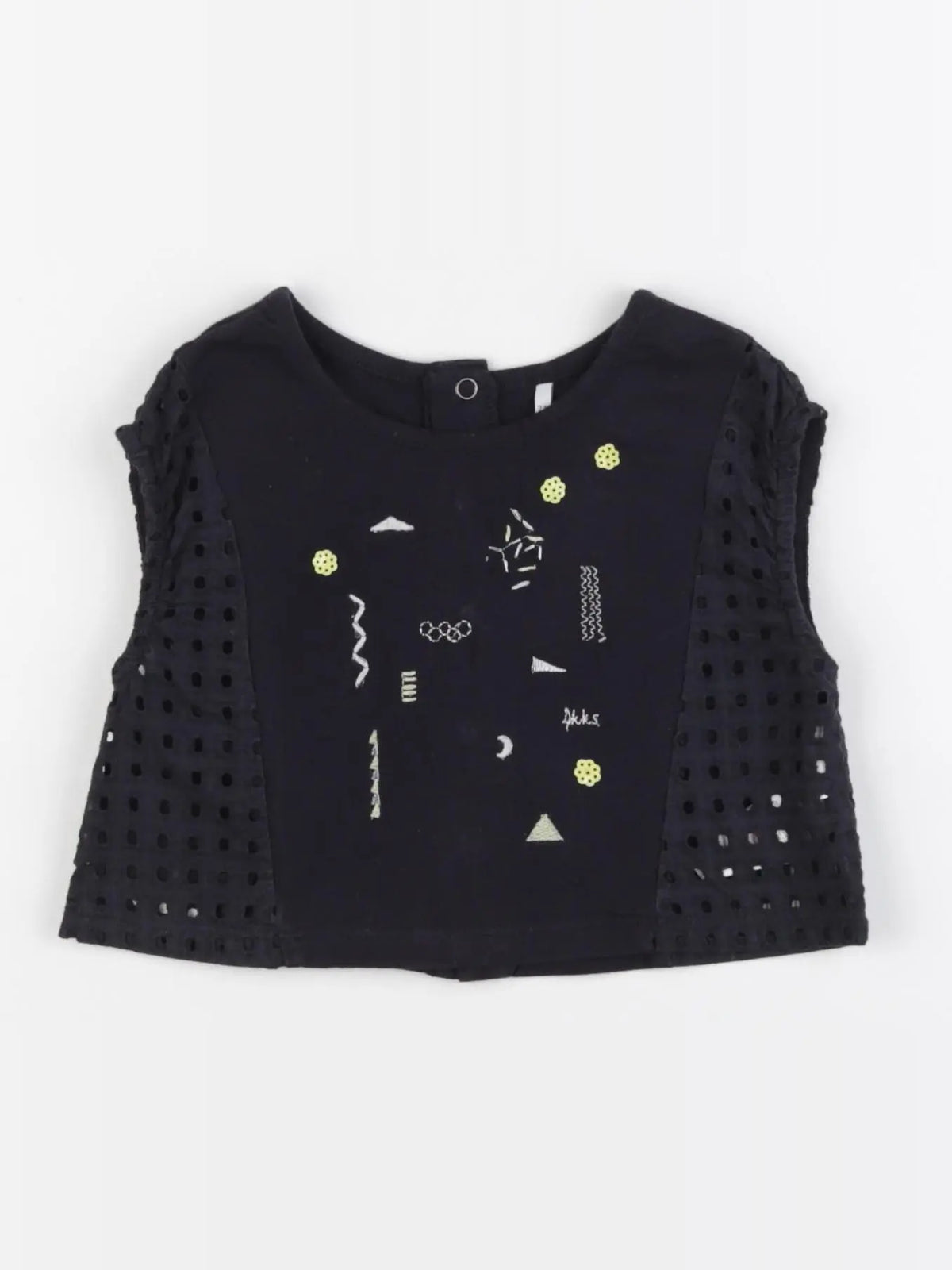 IKKS - tee-shirt noir - 2 ans