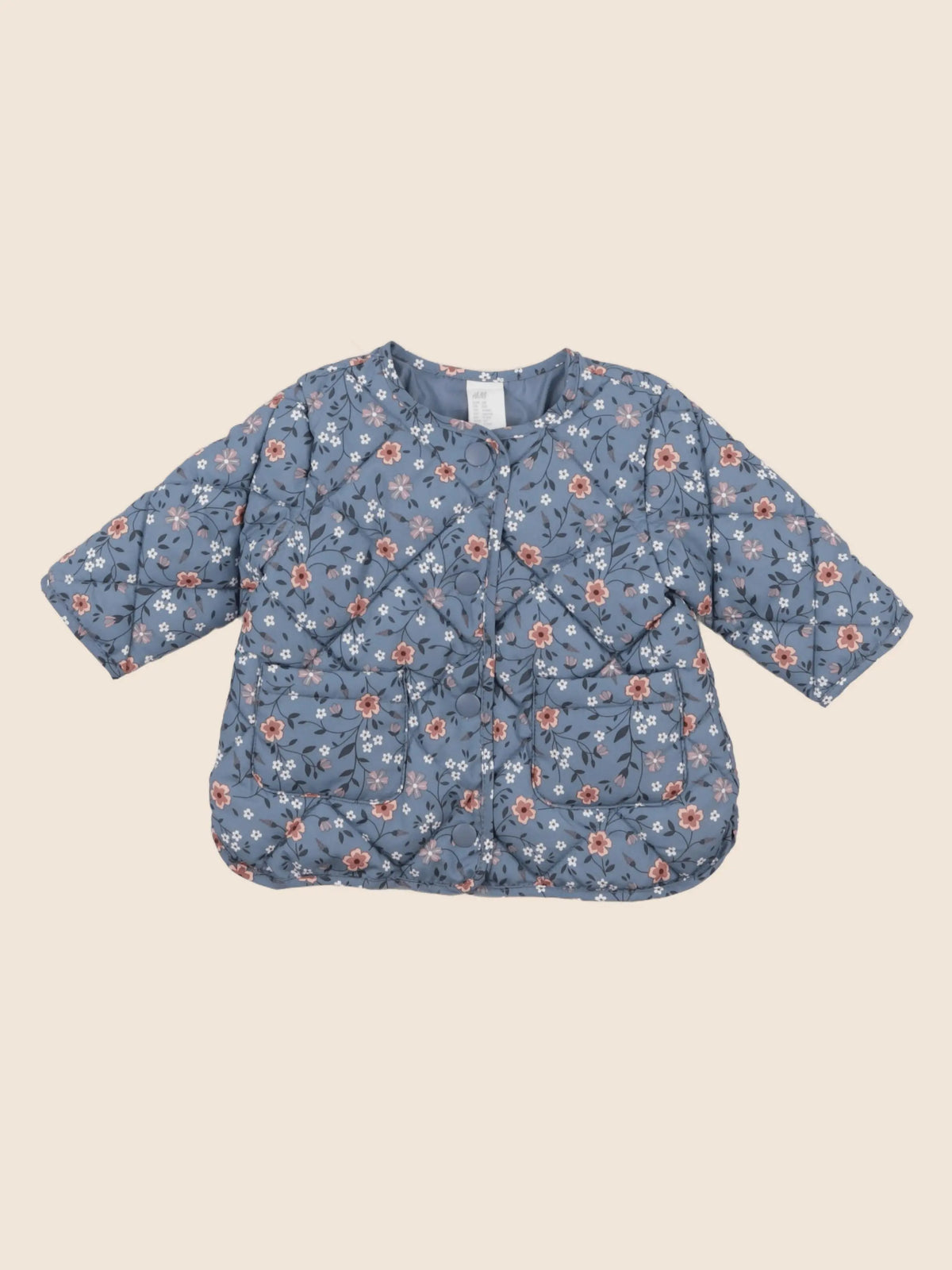 H&M - doudoune bleu - 4/6 mois