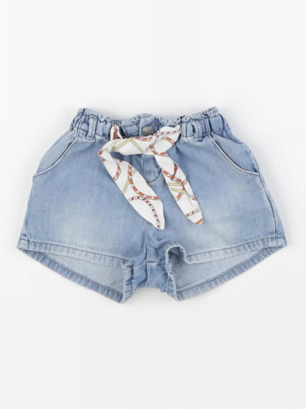 Zara - short bleu - 18/24 mois