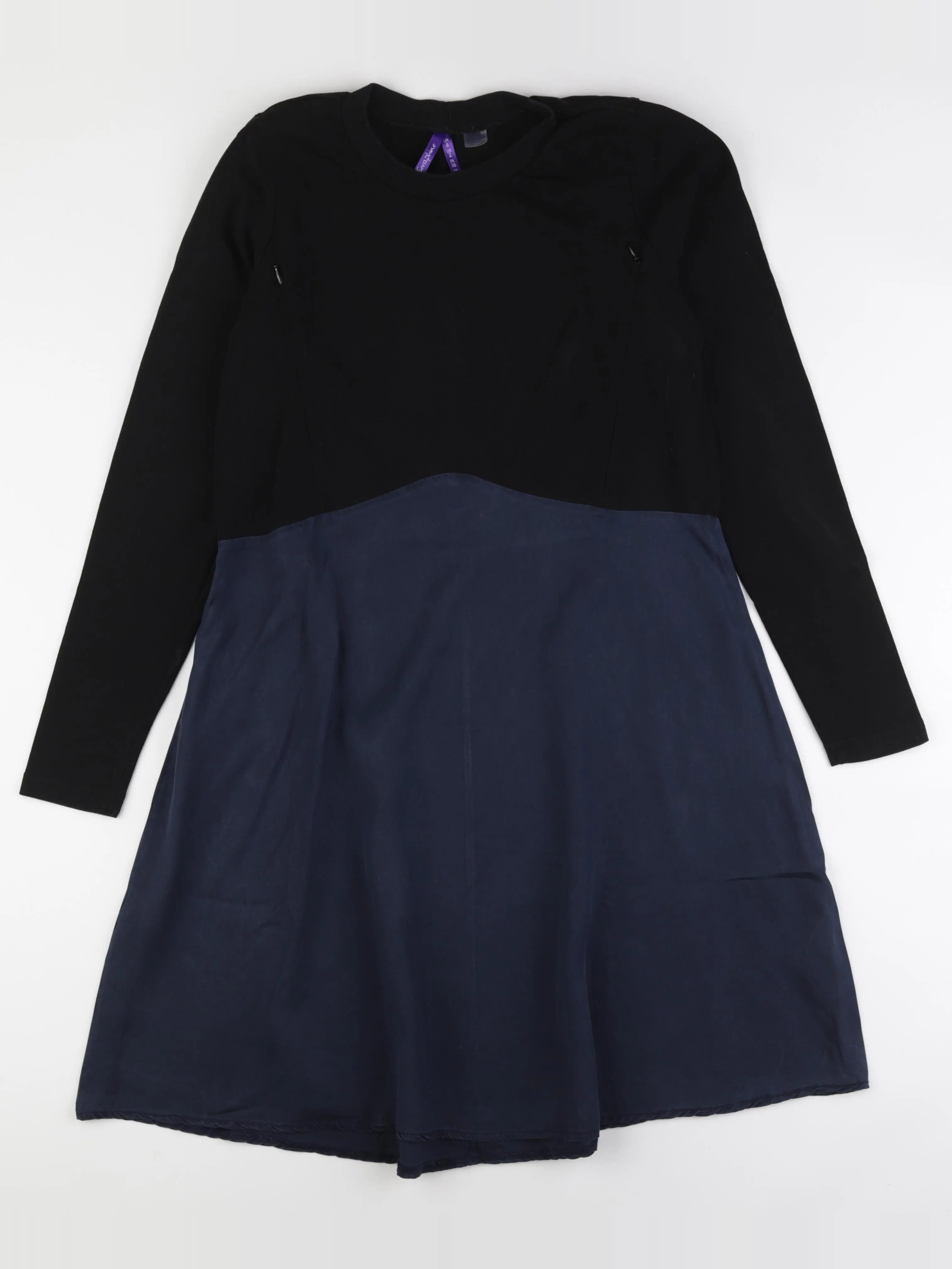 Seraphine - robe grossesse, allaitement bleu - 36