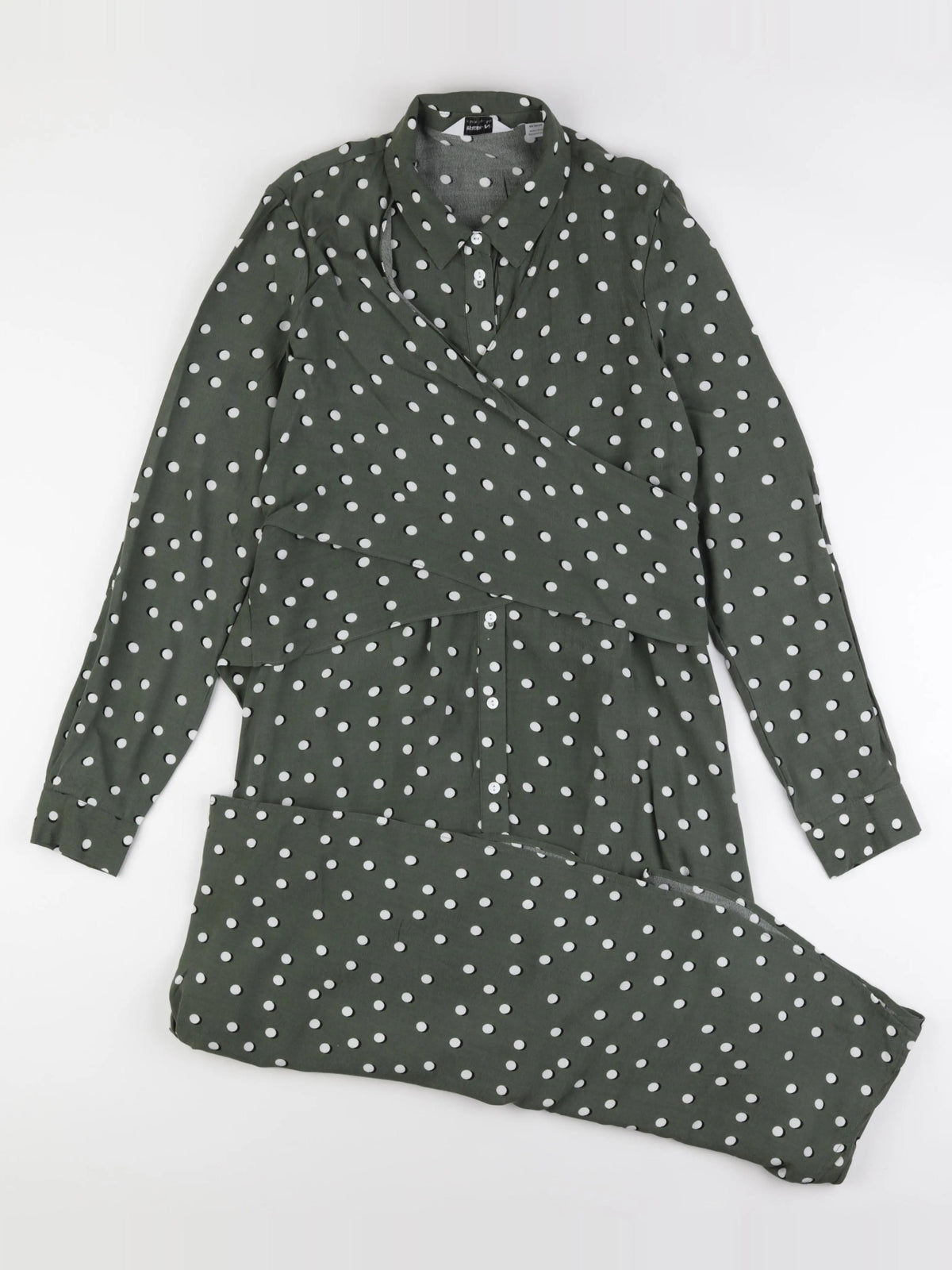 Seraphine - robe grossesse, allaitement vert - 38