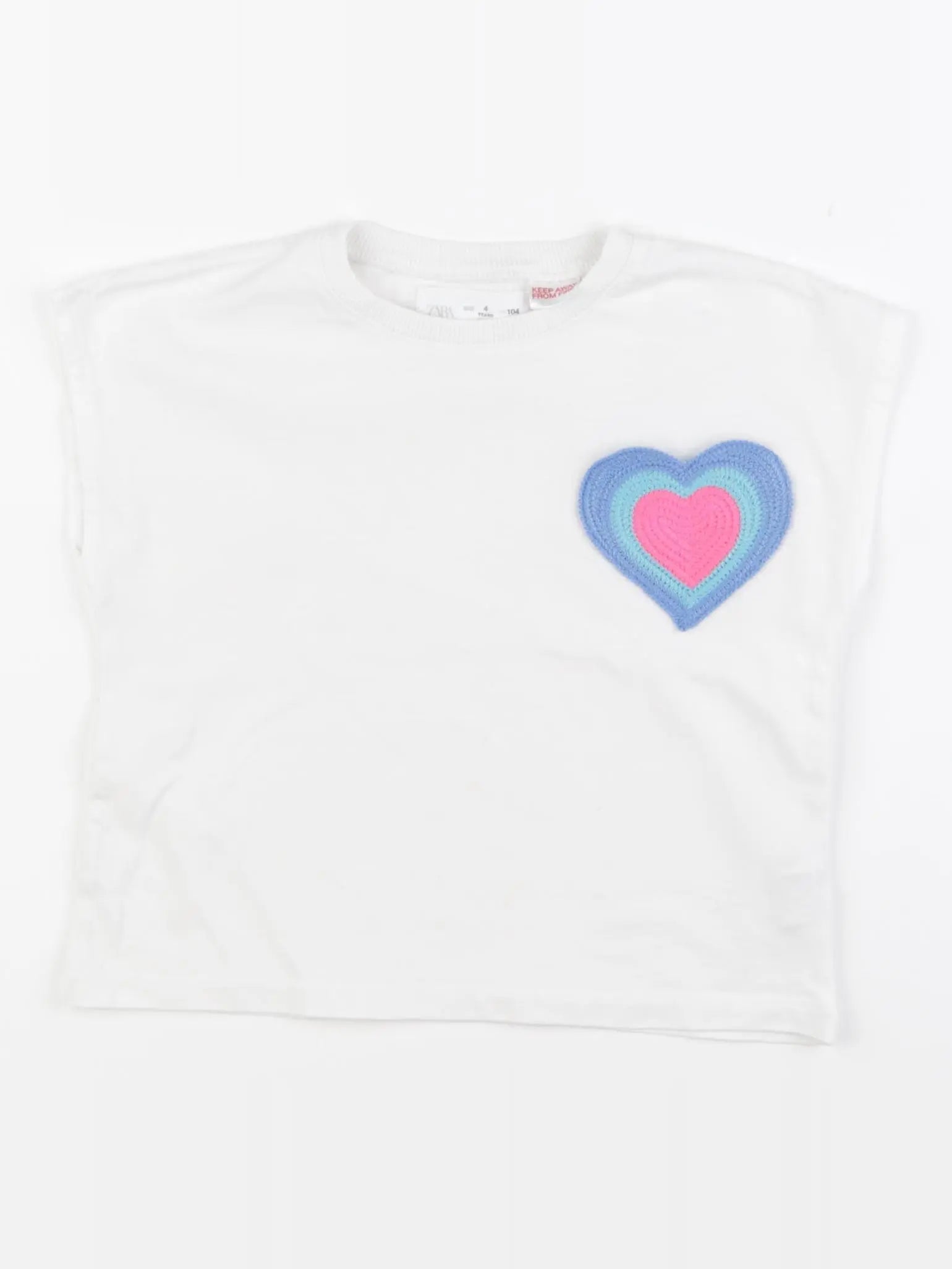 Zara - tee-shirt blanc - 4 ans