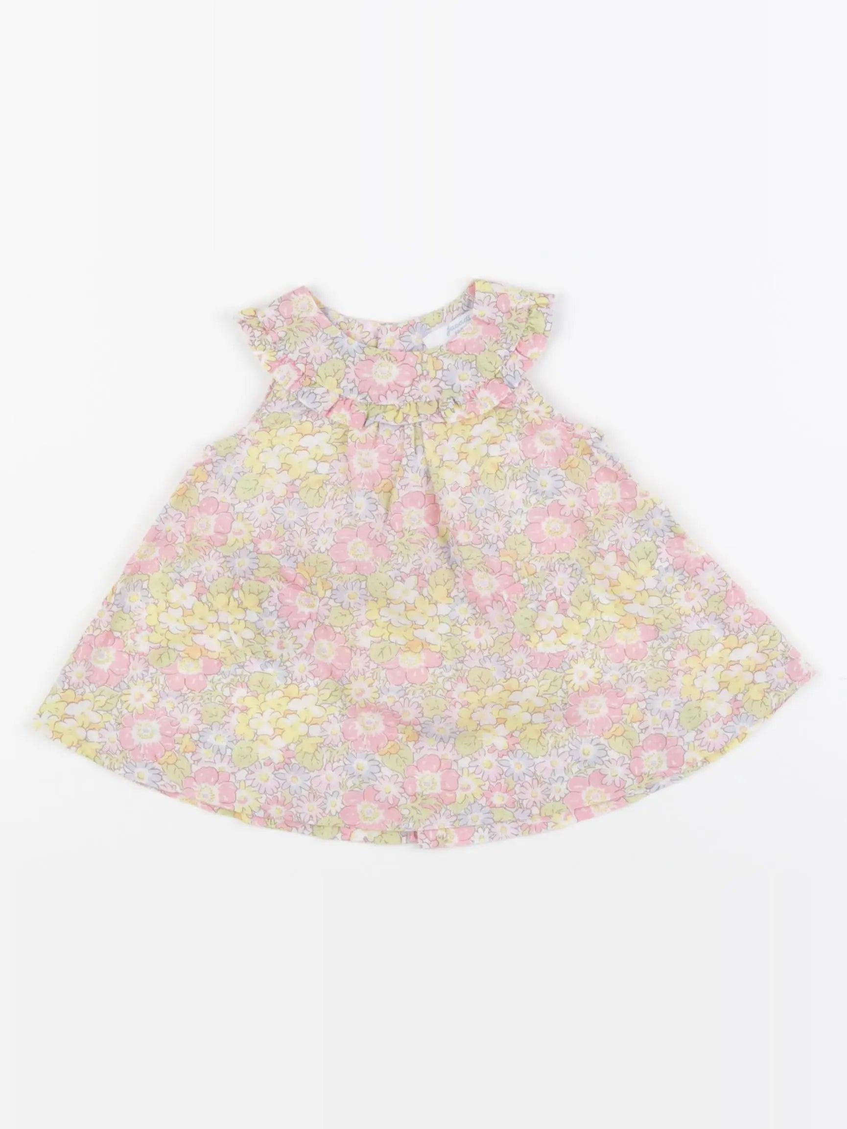 Jacadi - robe liberty multicolore - 1 mois