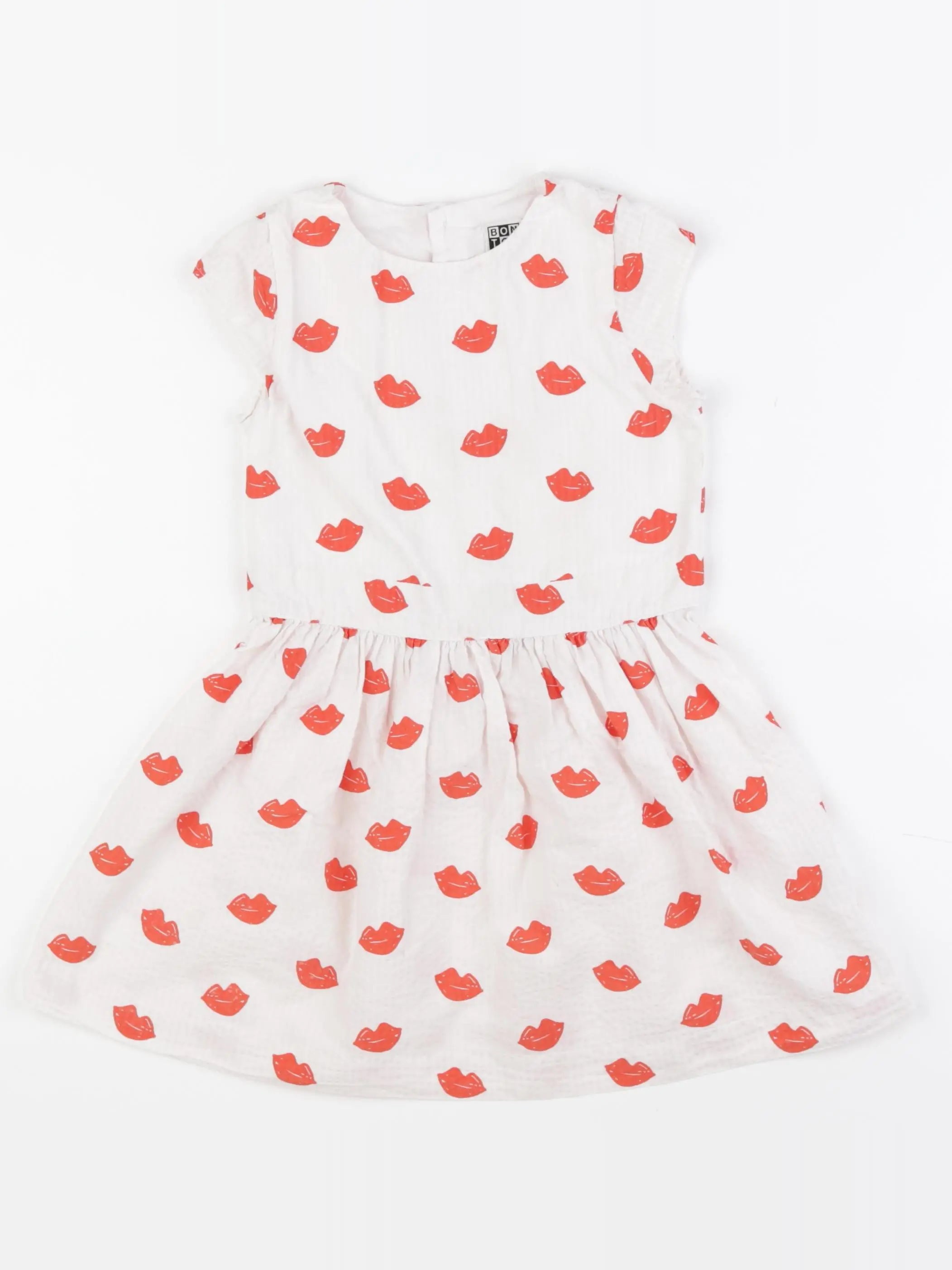 Bonton - robe rouge - 4 ans