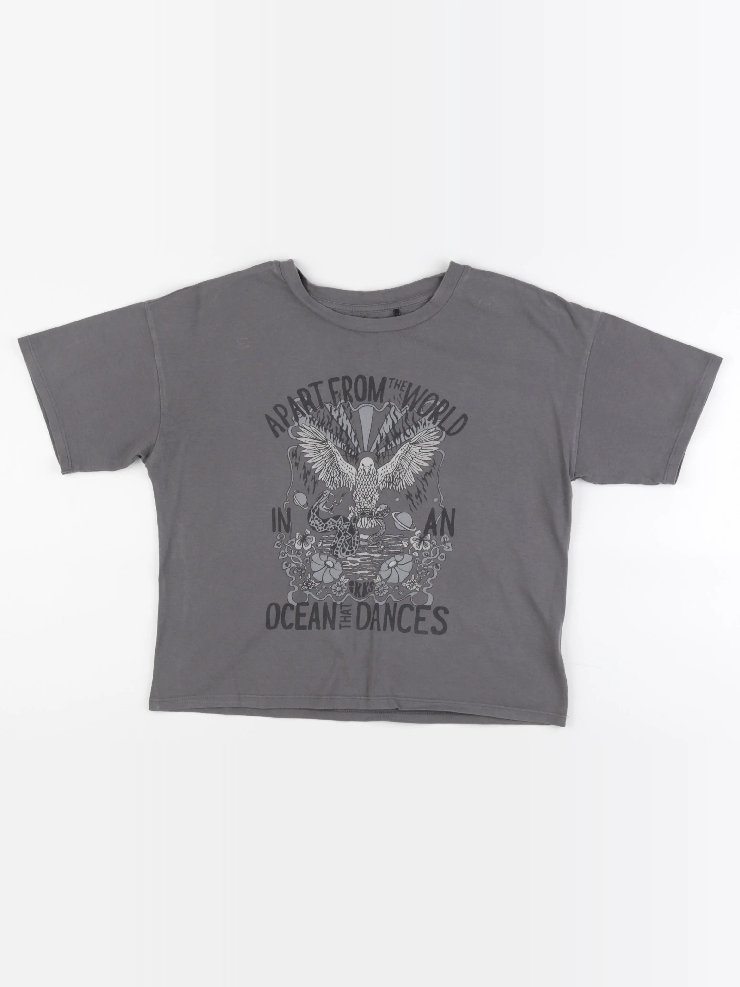 IKKS - tee-shirt gris - 14 ans