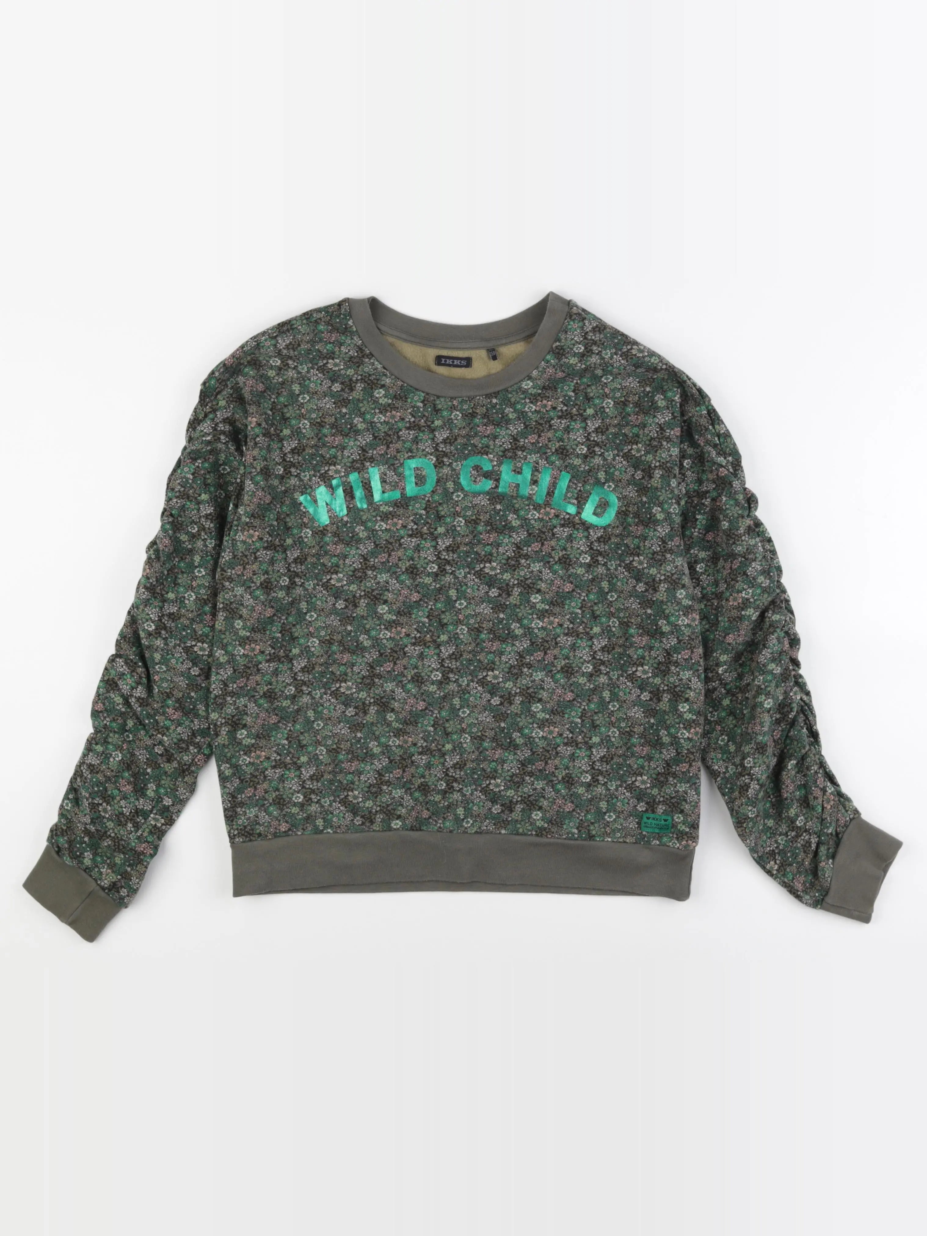 IKKS - sweat vert - 14 ans
