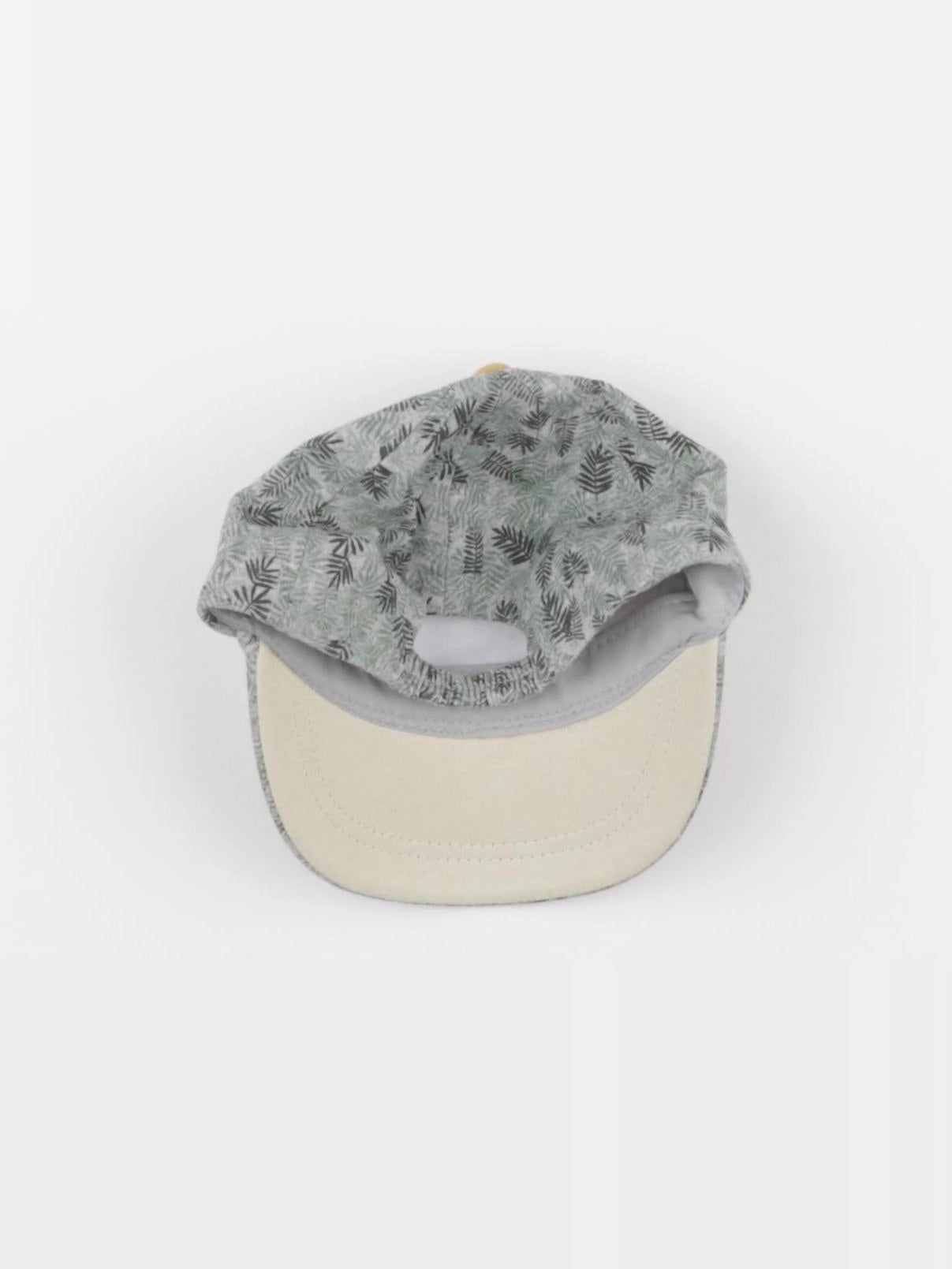 Vertbaudet - casquette beige, vert - 3/6 mois