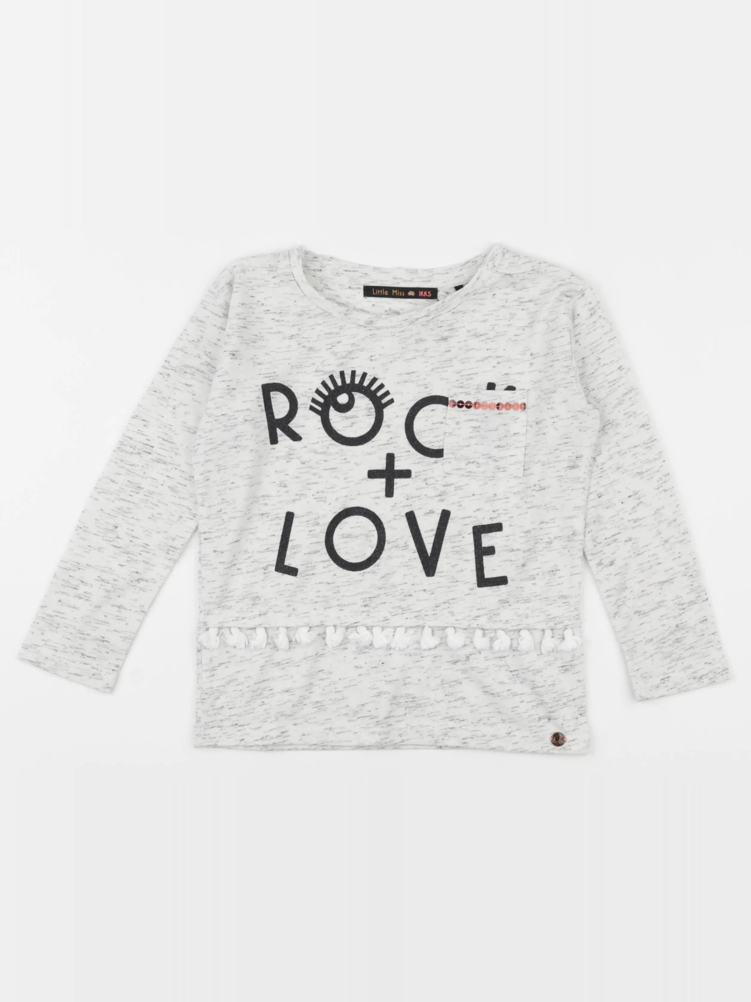IKKS - tee-shirt gris - 4 ans