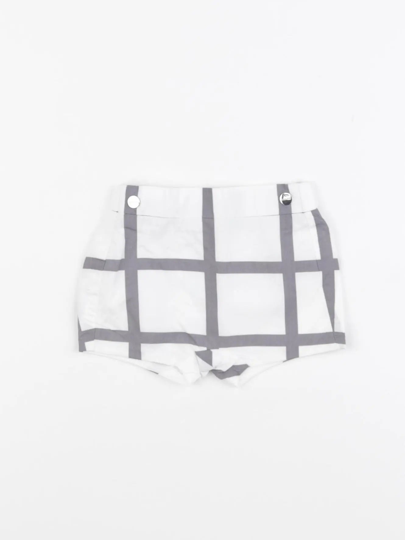 Jacadi - short blanc, gris - 1 mois